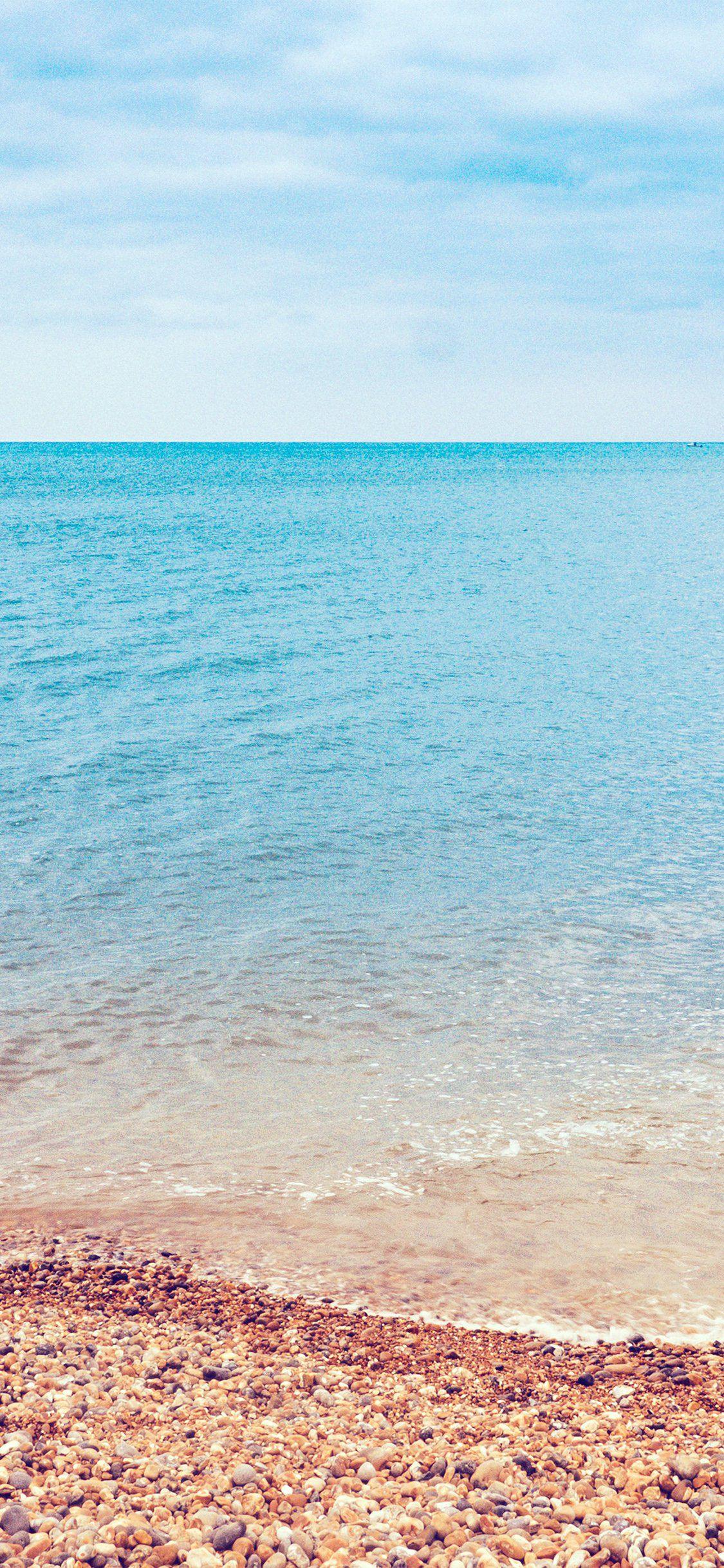 iPhone 8 wallpaper. sea nature beach blue