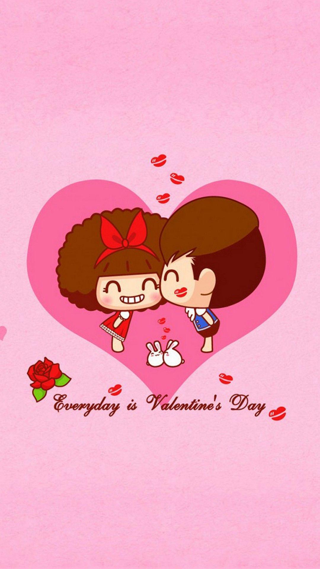 Happy Valentines Day iPhone 7 Wallpaper Cute Wallpaper