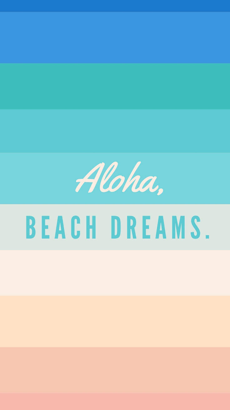Happy iPhone 7 Wallpaper to Celebrate Life. Aloha beaches, Taps
