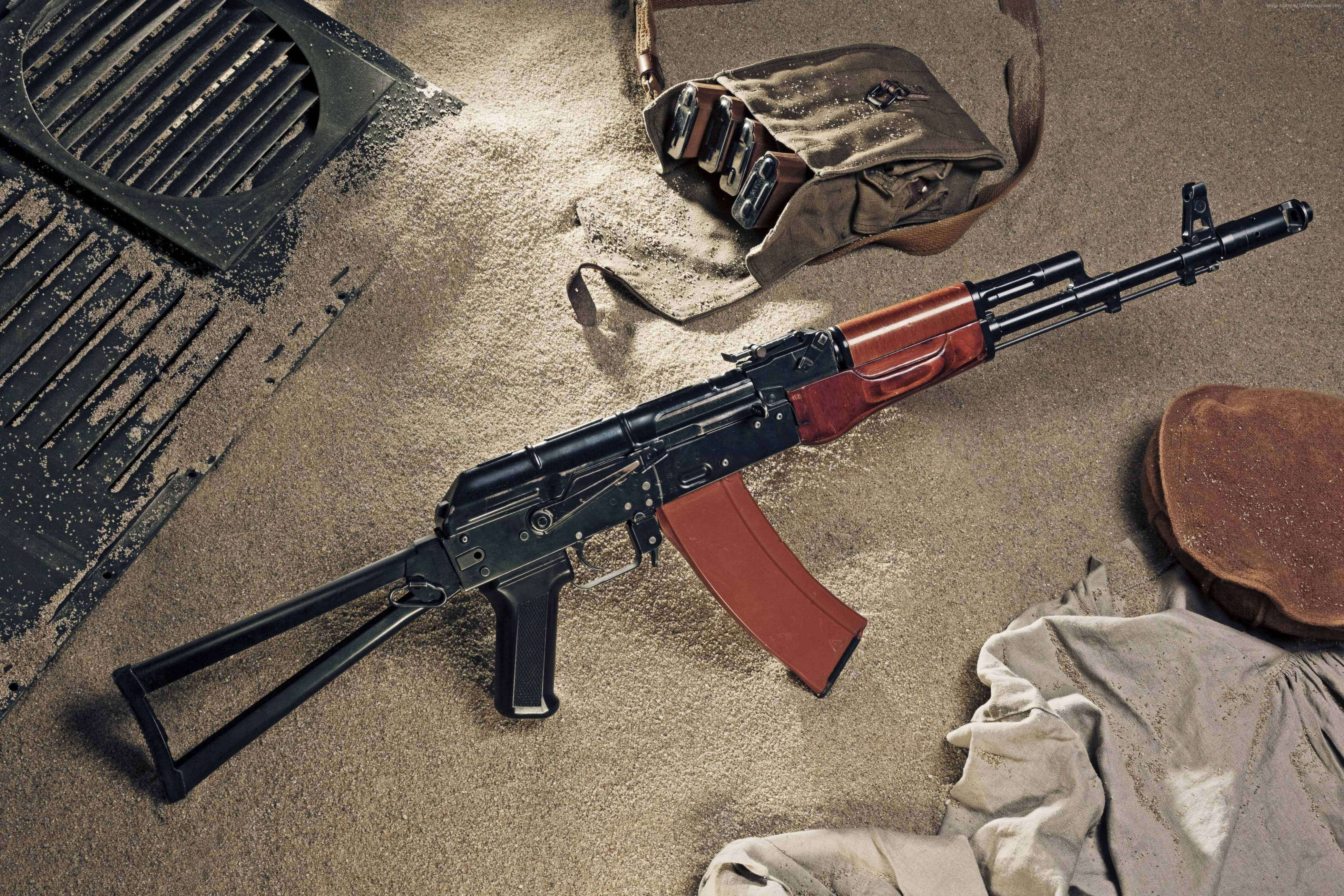 Wallpaper AK- Kalashnikov, AK- assault rifle, Russia, USSR