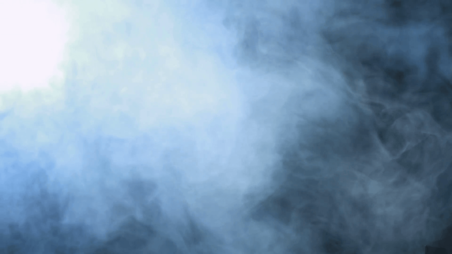 Smoke background. Abstract blue smoke cloud. Smoke in slow motion