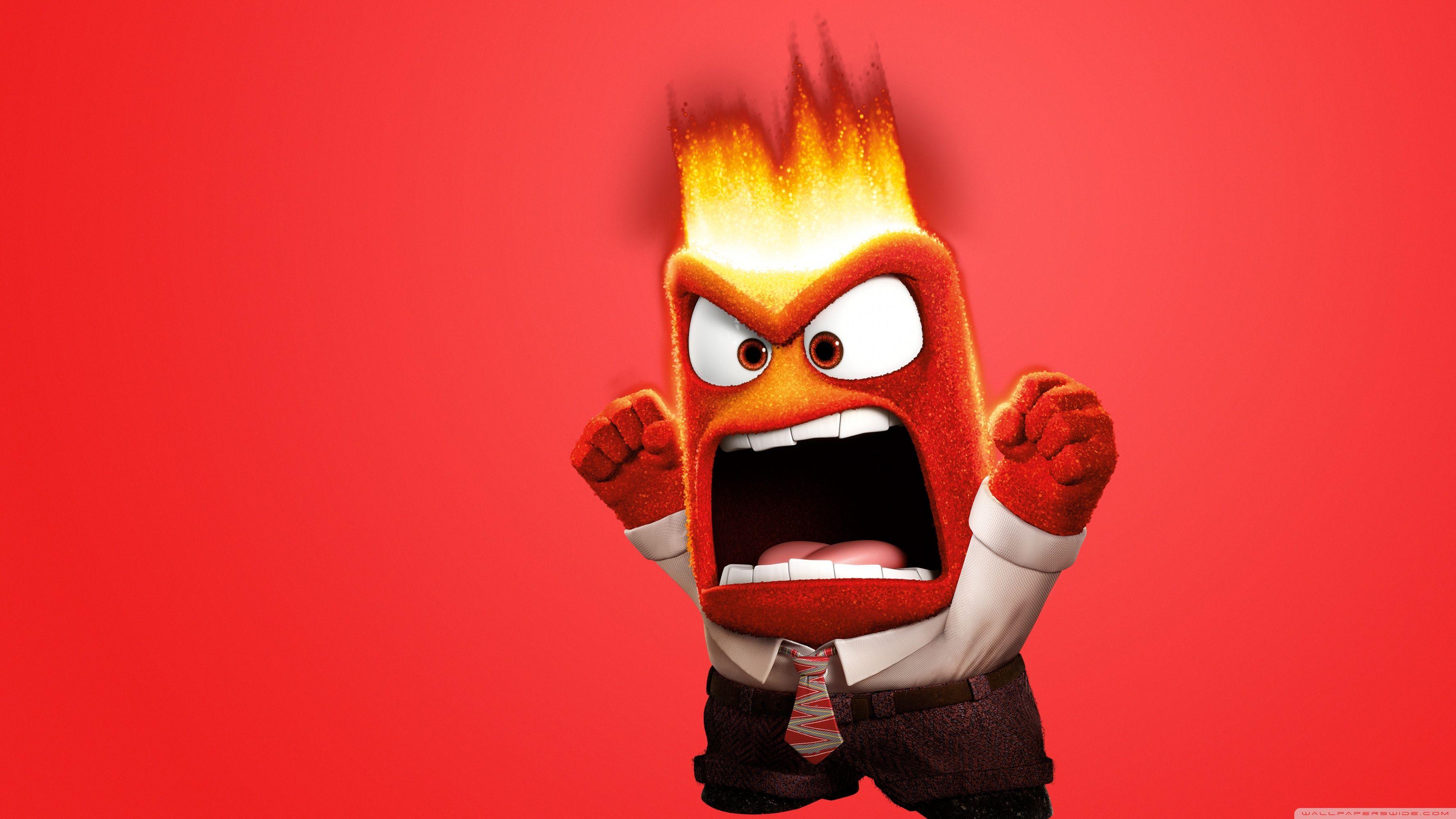 Inside Out 2015 Anger, Pixar ❤ 4K HD Desktop Wallpaper