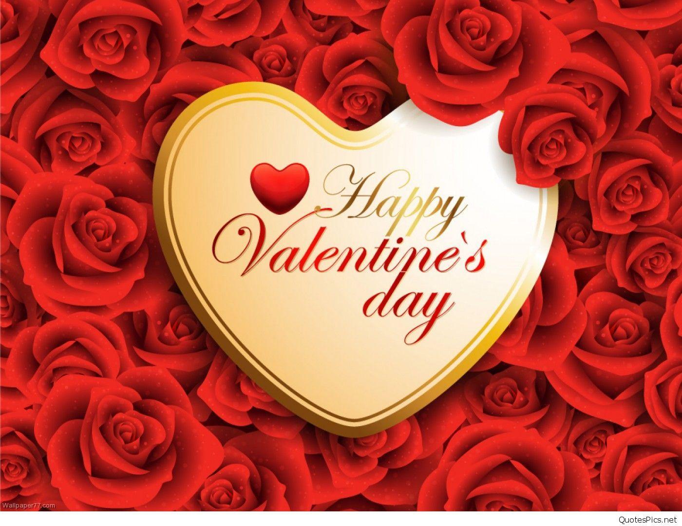 Happy Valentine Roses Heart Feelings Heart Wallpaper Love