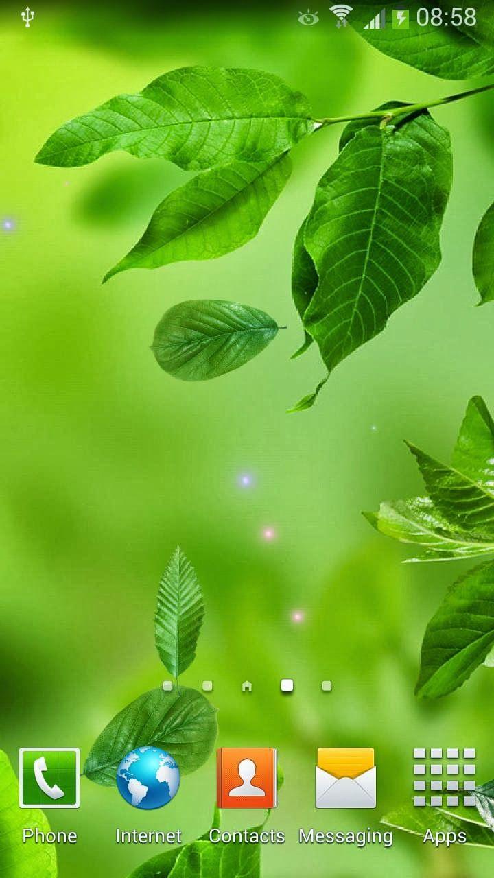 Original Samsung Galaxy S S4 And Note II Leaf Live Wallpaper