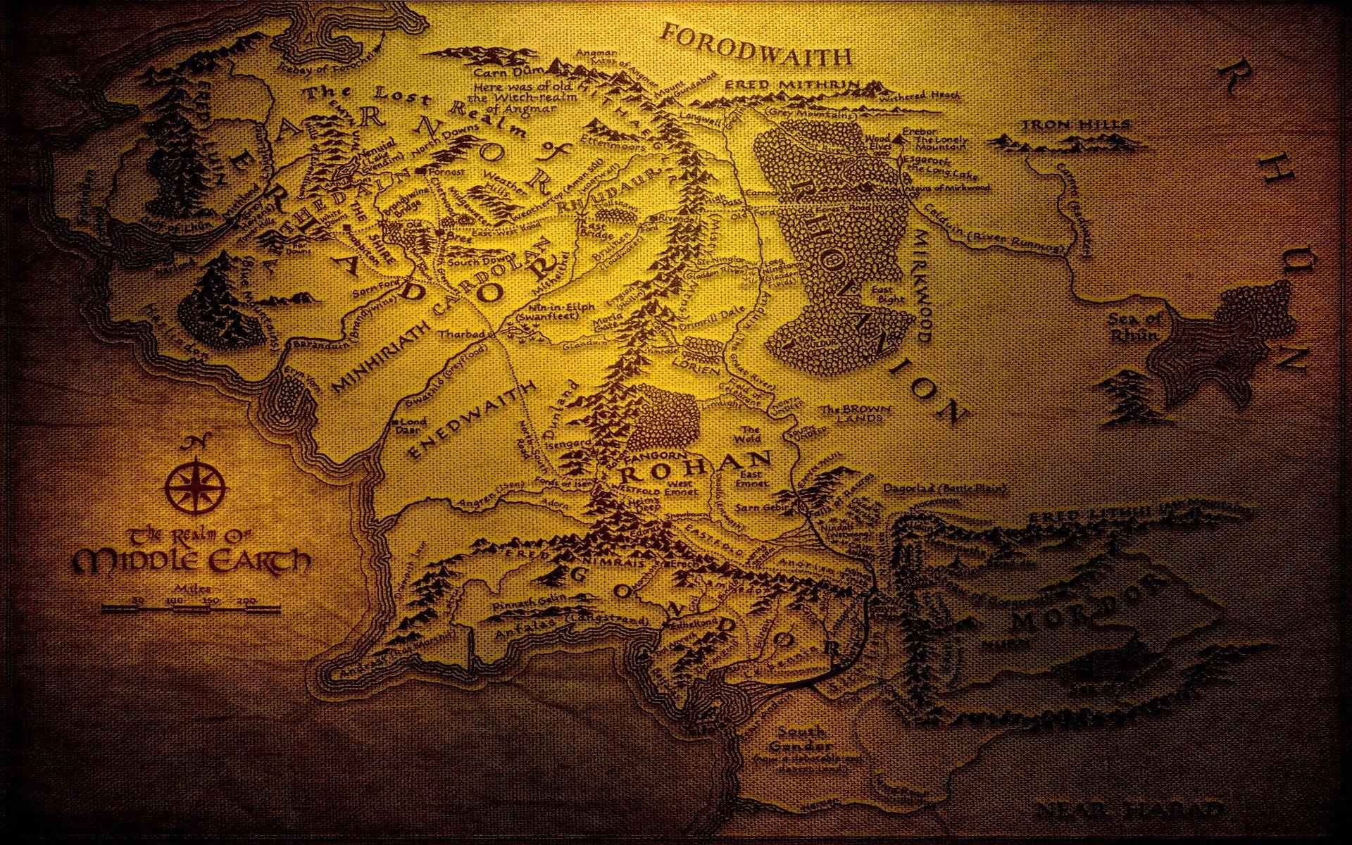 Lord Of The Rings Wallpaper High Quality Resolution #TUZ. Mapa da