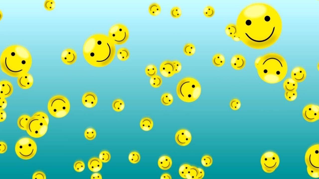 Animated Smiley Face Background. World of Example