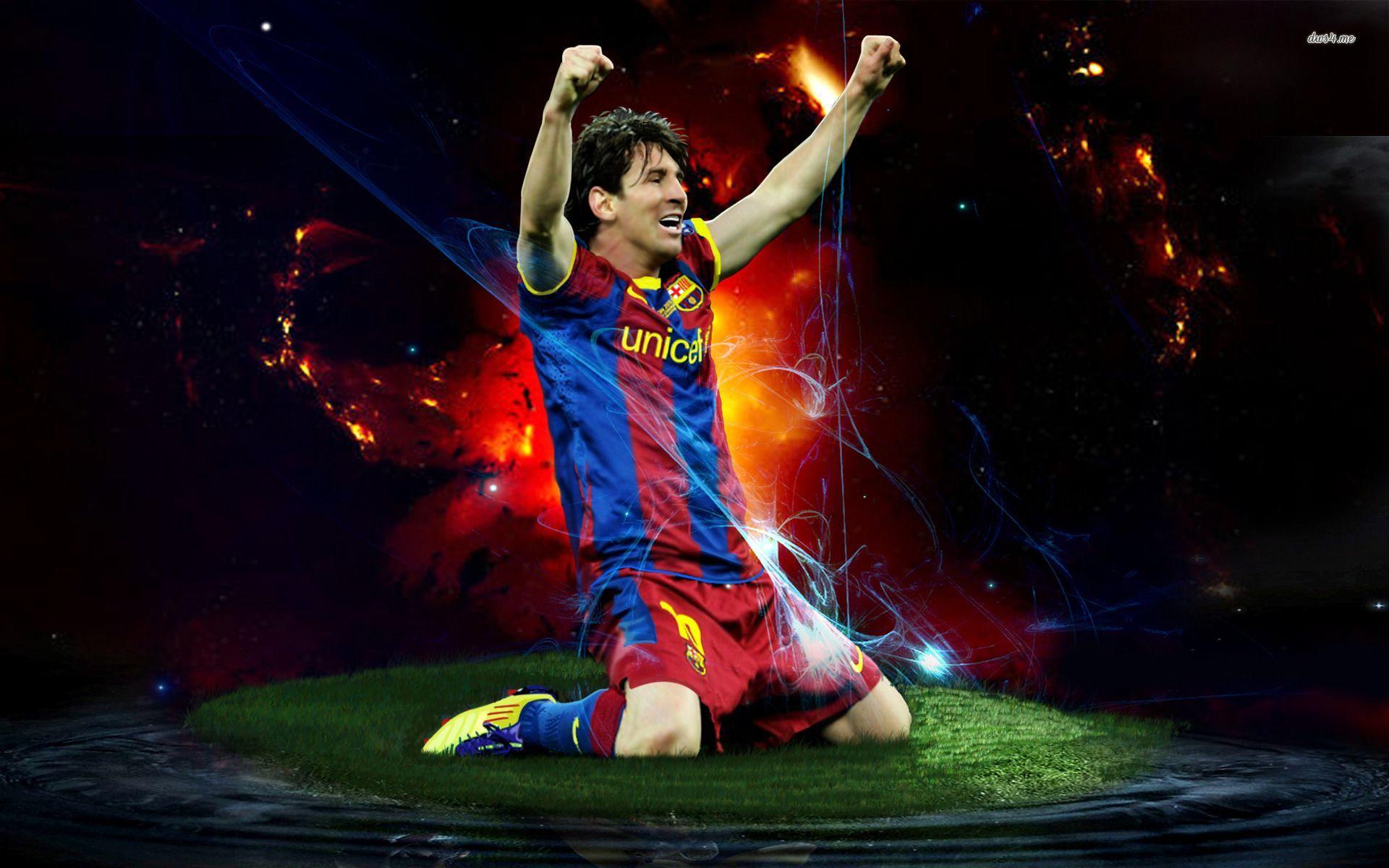 Lionel Messi Barcelona Football Wallpaper HD Wallpaper