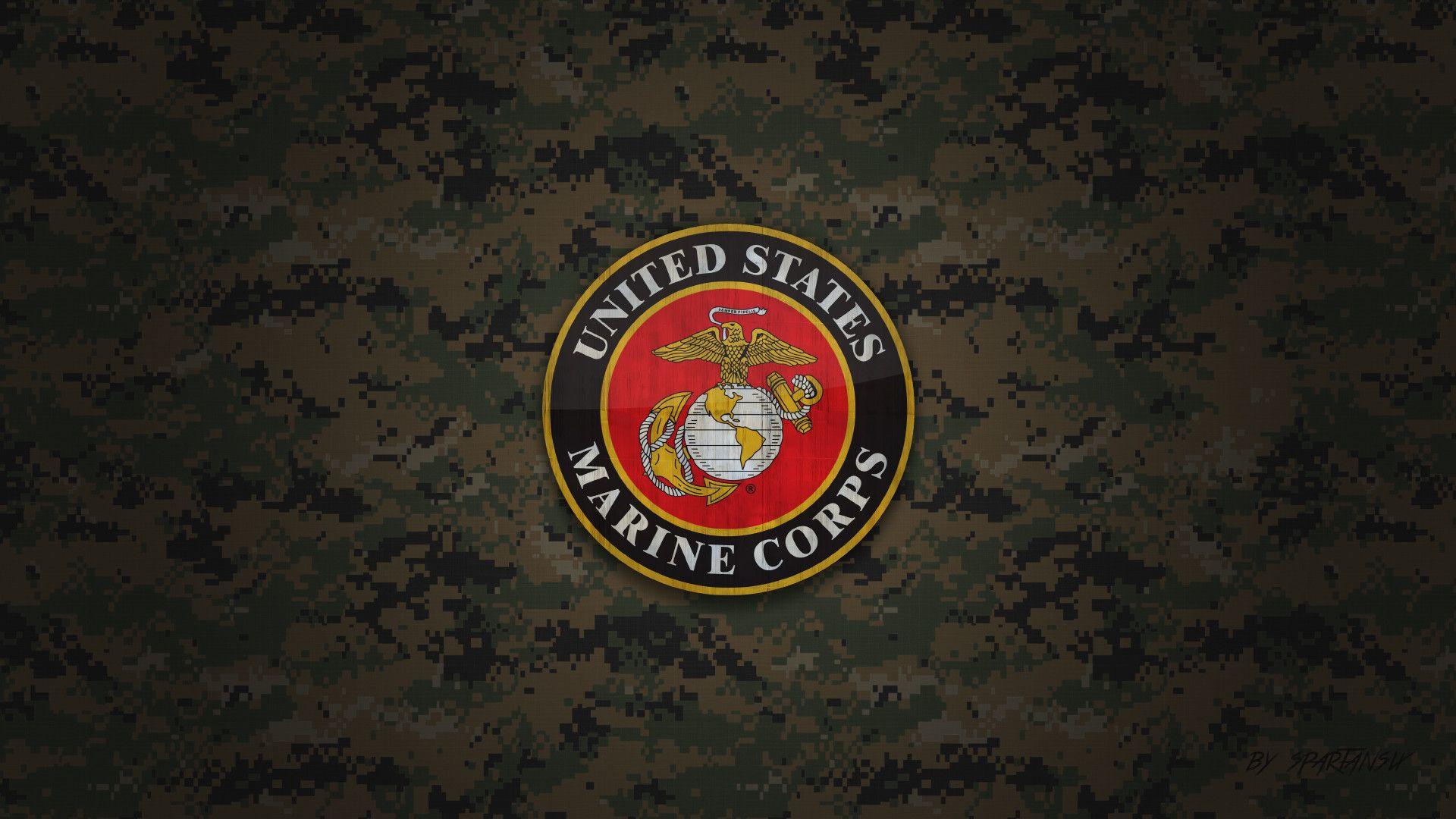 Marines Logo Wallpapers Camo Wallpaper Cave