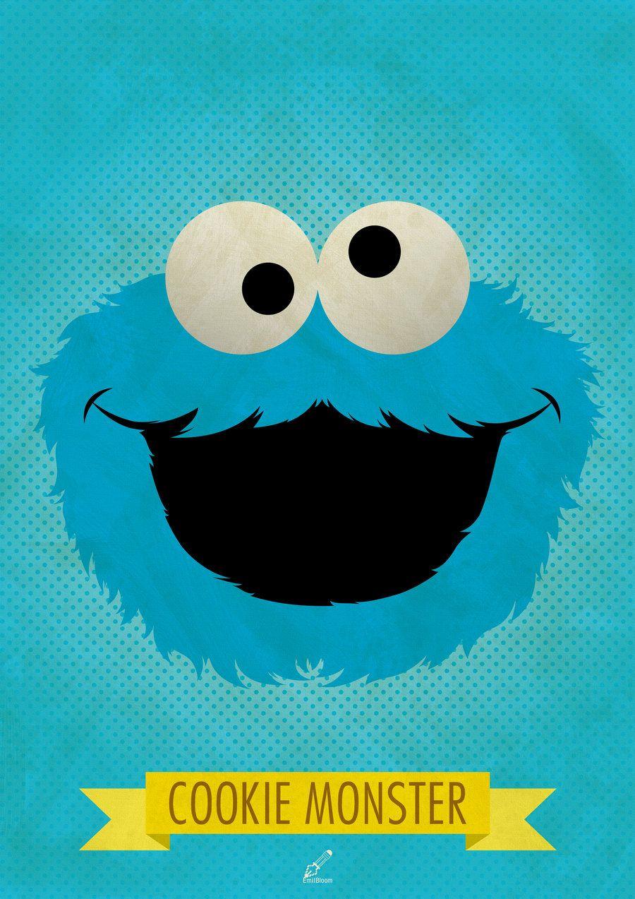 Cookie Monster Cartoon Wallpaper