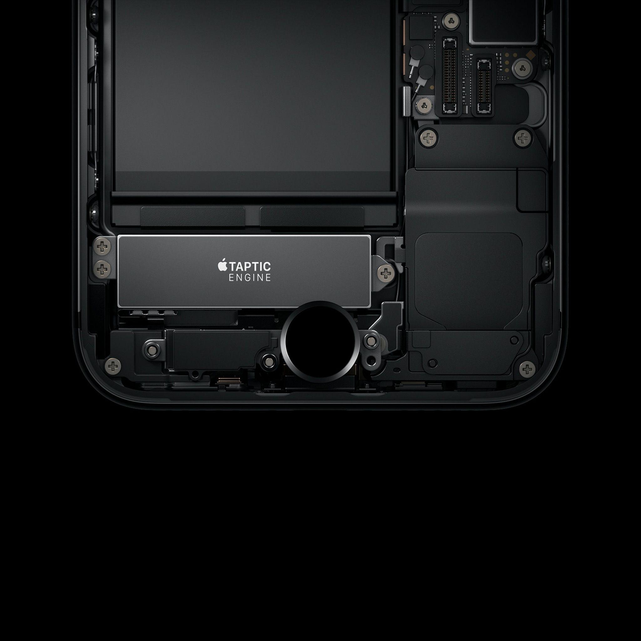 Dark Minimal Iphone7 Haptic Art Illustration Apple Wallpaper