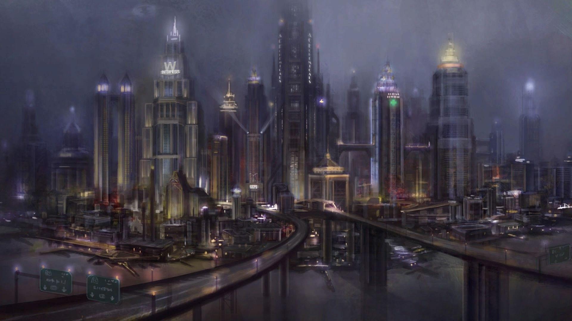Gotham City Background 23 HD Wallpaper Free