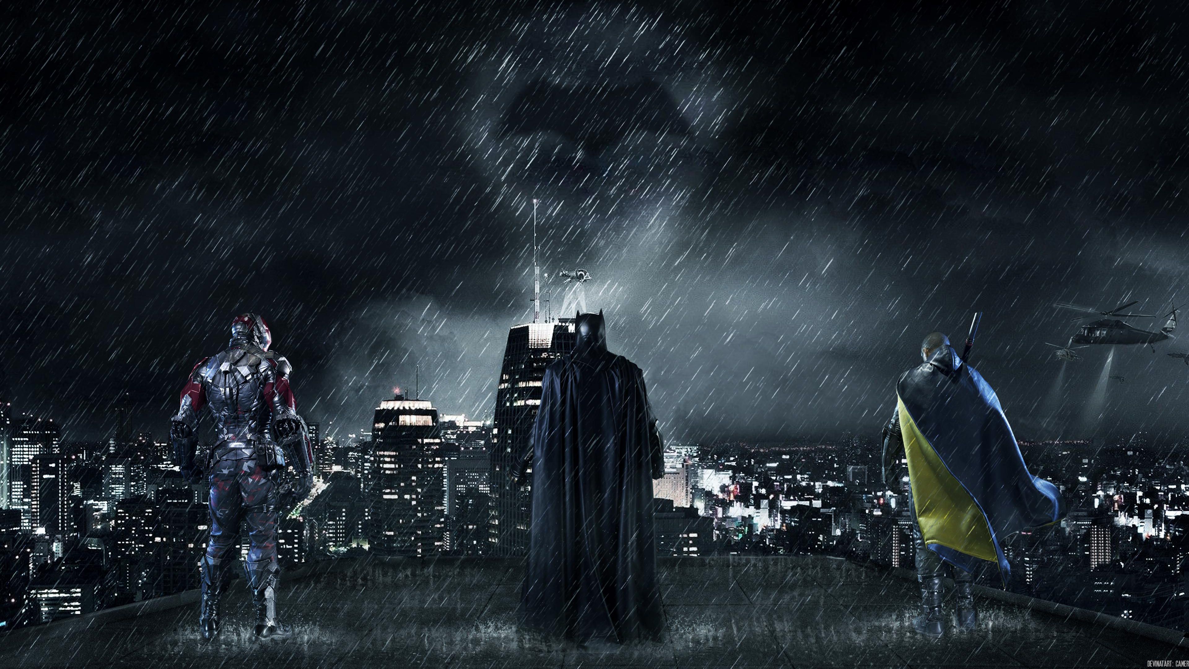Wallpaper Batman Gotham City 4K Batman, City, Futuristic, Gotham