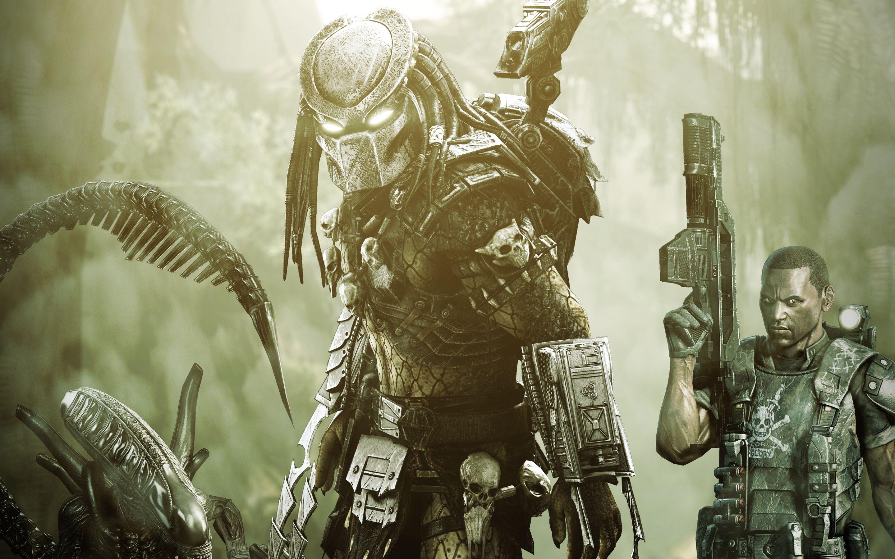 Aliens vs Predator Game Wallpaper