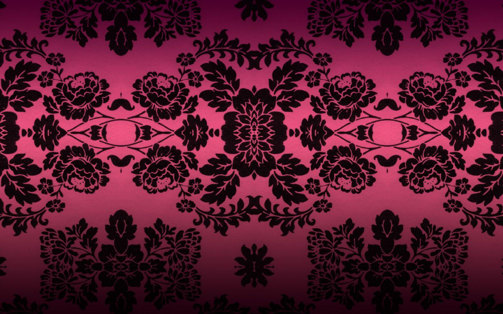 Black And Pink Desktop Wallpaper