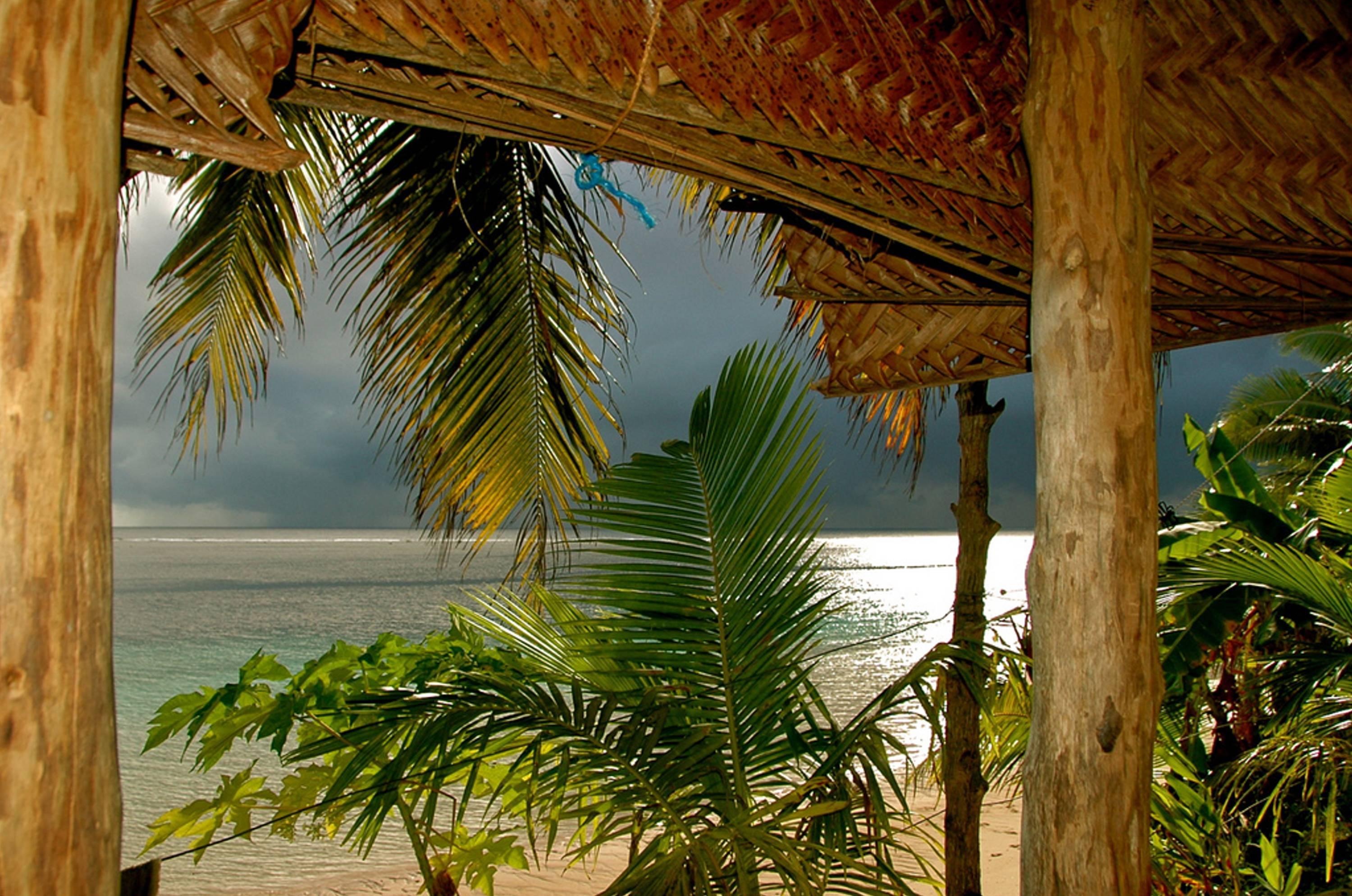 Tropical Hideaway on Beach Samoa HD desktop wallpaper, Widescreen