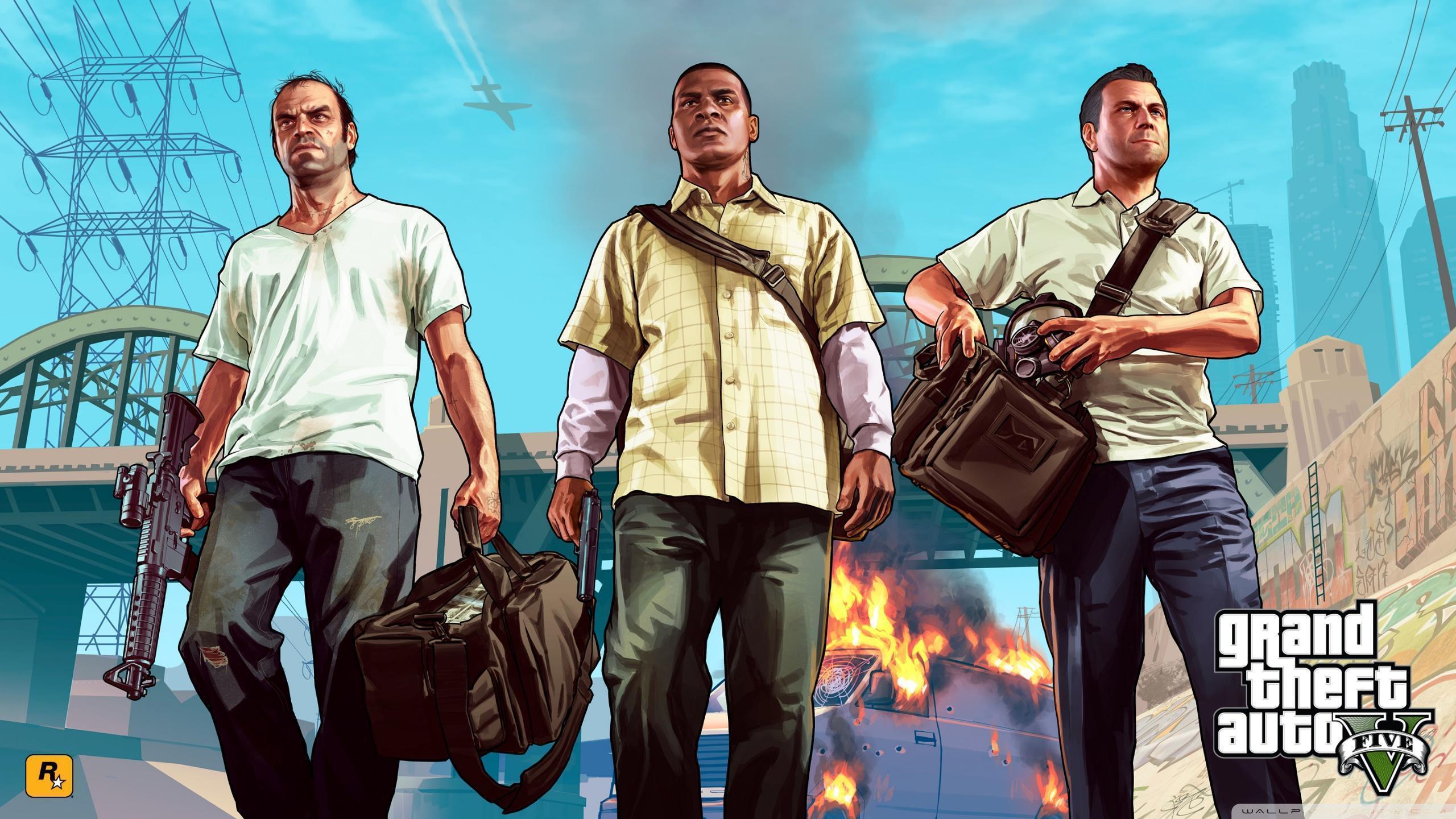 Grand Theft Auto V, Michael & Trevor HD desktop