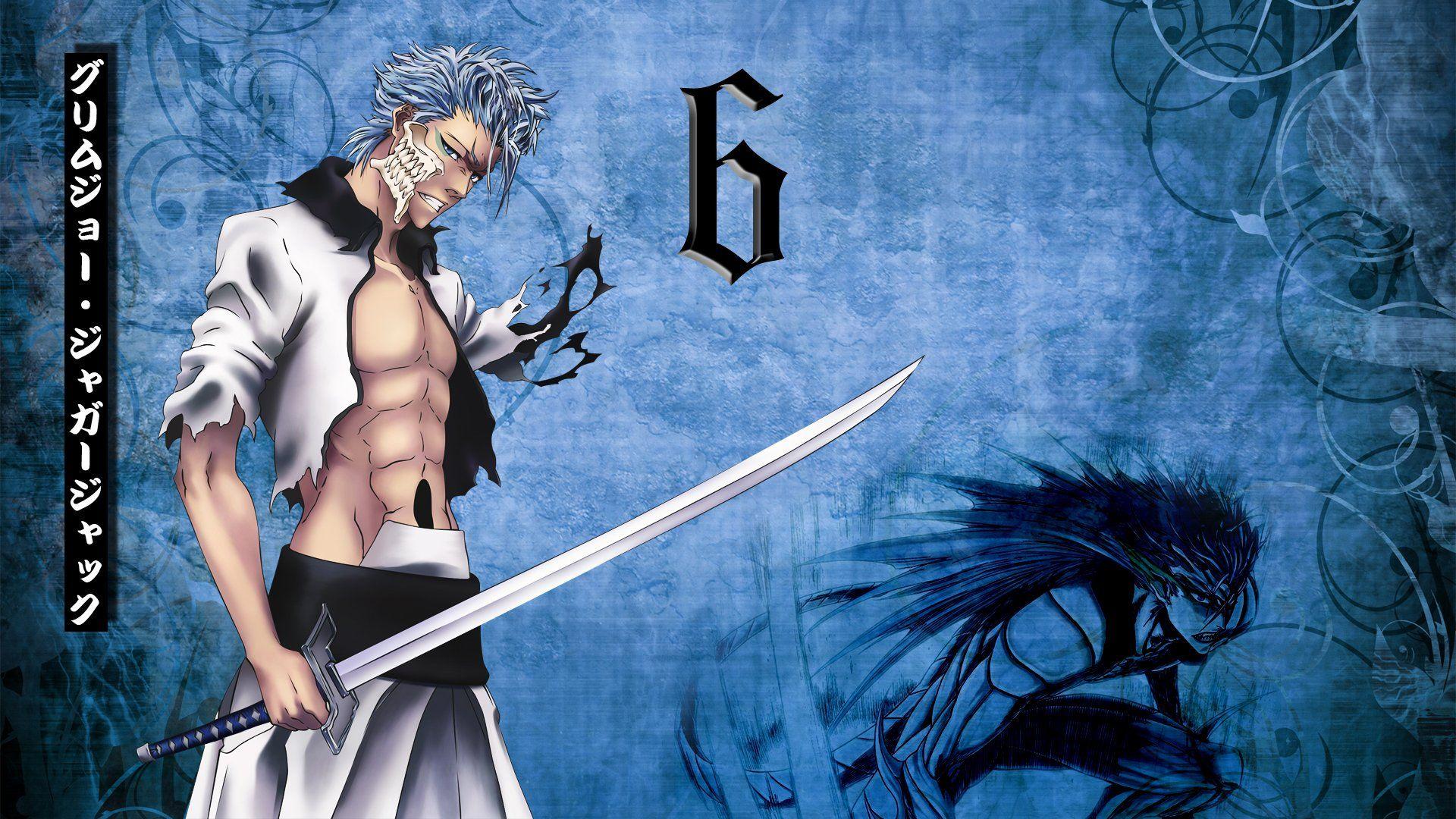 Bleach Espada Grimmjow Jaegerjaquez Pantera wallpaperx1080