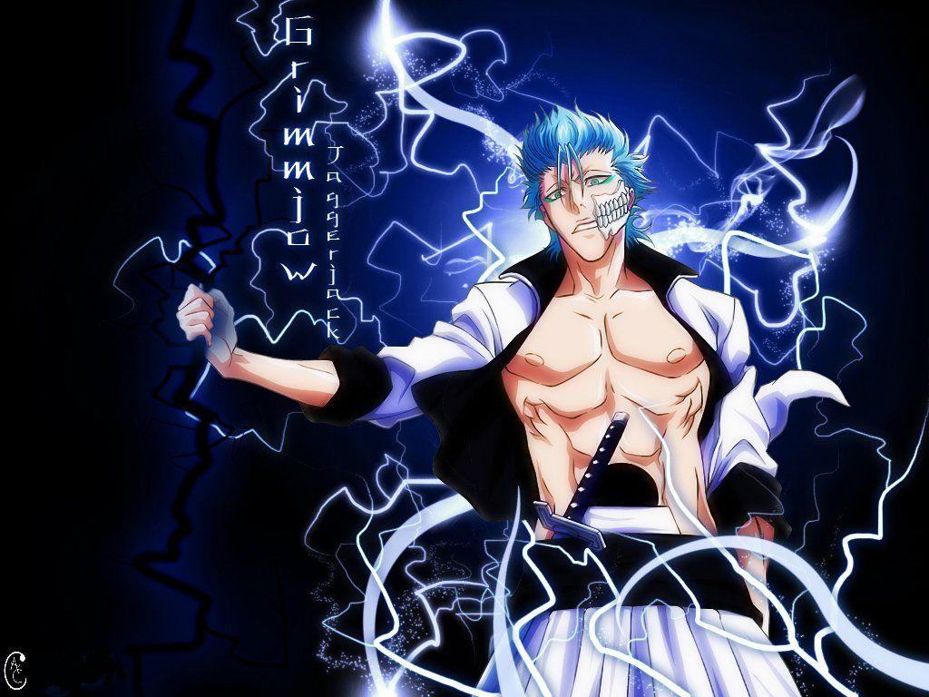 Bleach Grimmjow Cartoon Image Wallpaper for Desktop