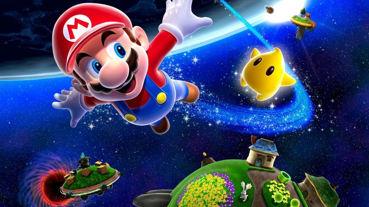 Video games Mario Super Mario Galaxy wallpaperx1080