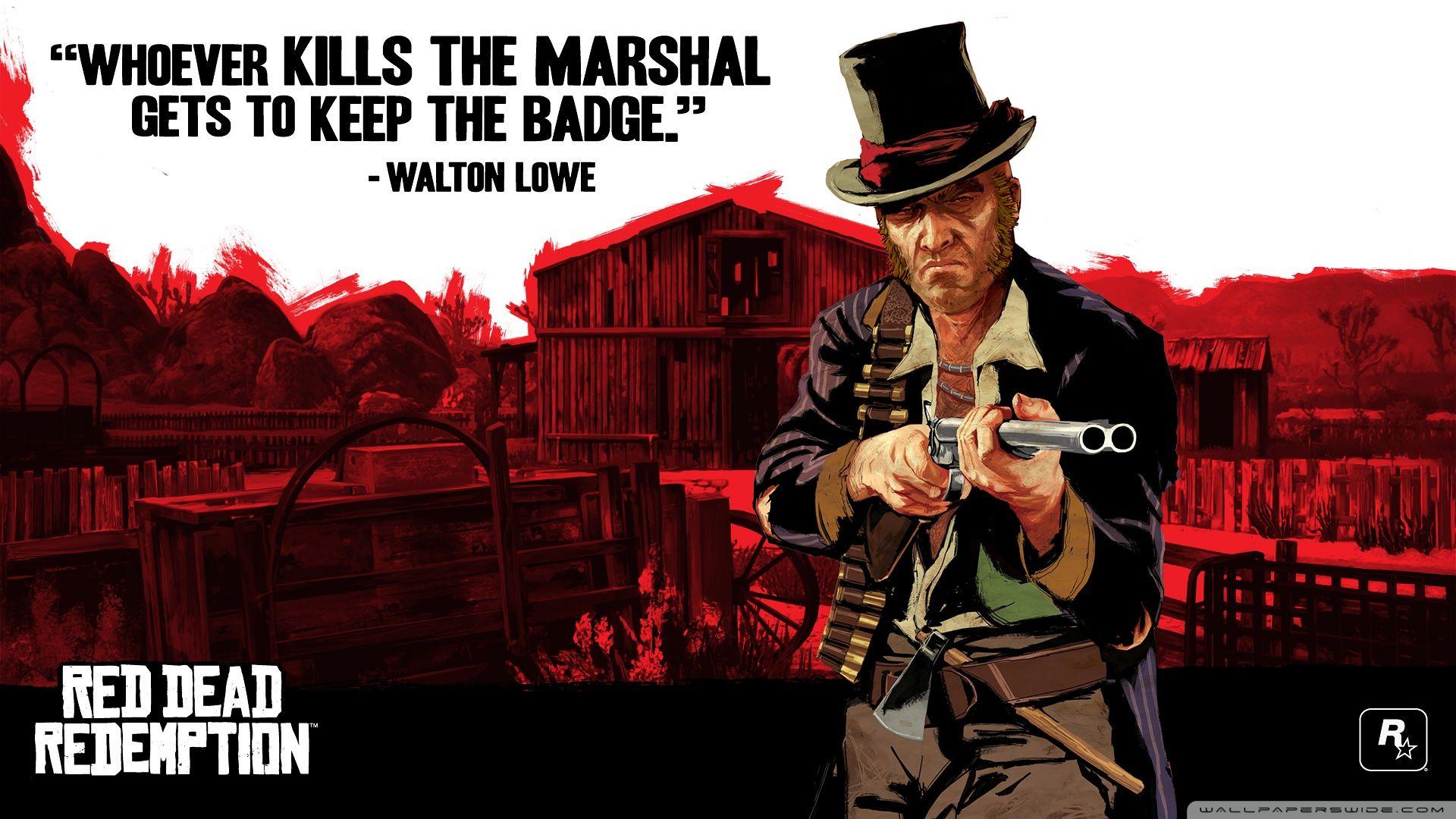 Red Dead Redemption HD Wallpaper 16 X 1080