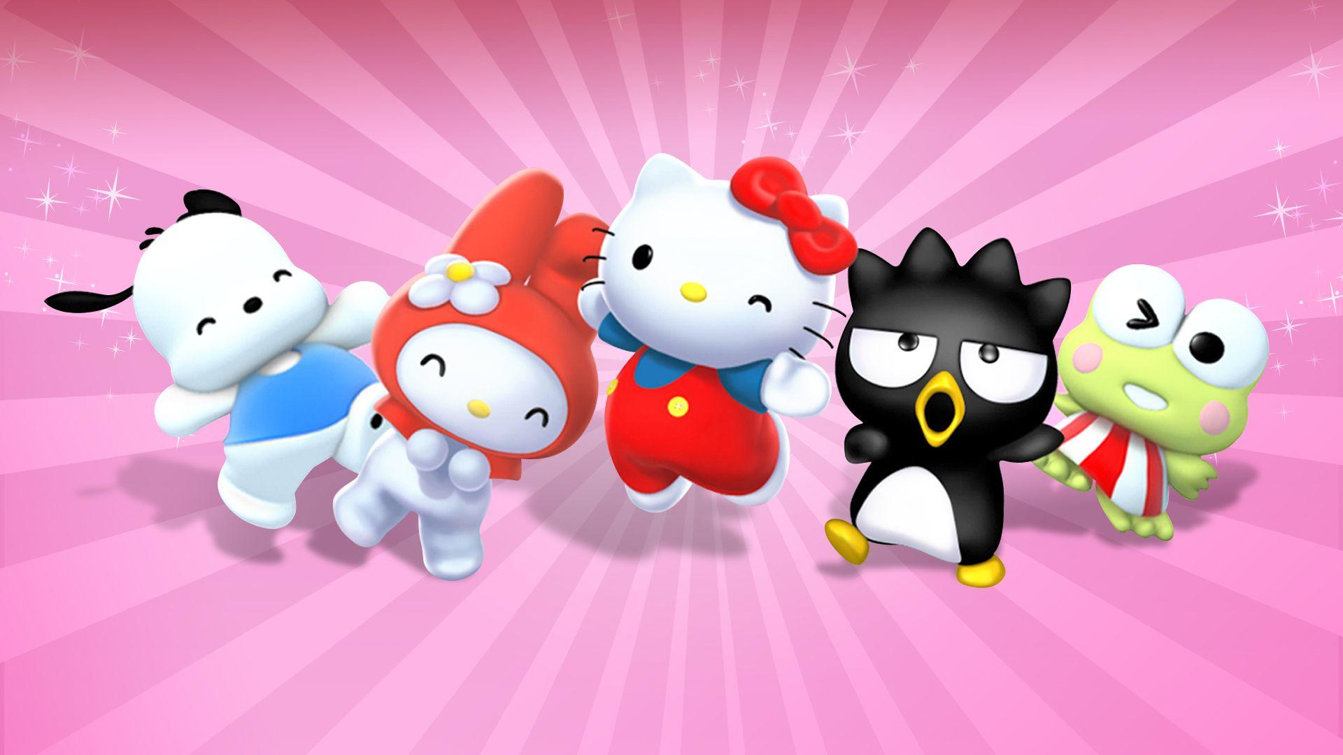 Characters in The Adventures of Hello Kitty and Friends. HD