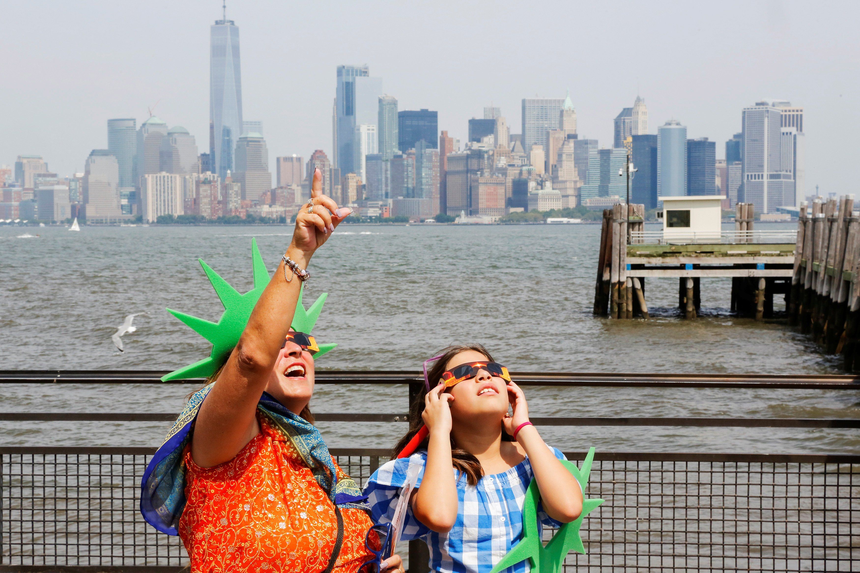 See What the Solar Eclipse Looked Like From NYC