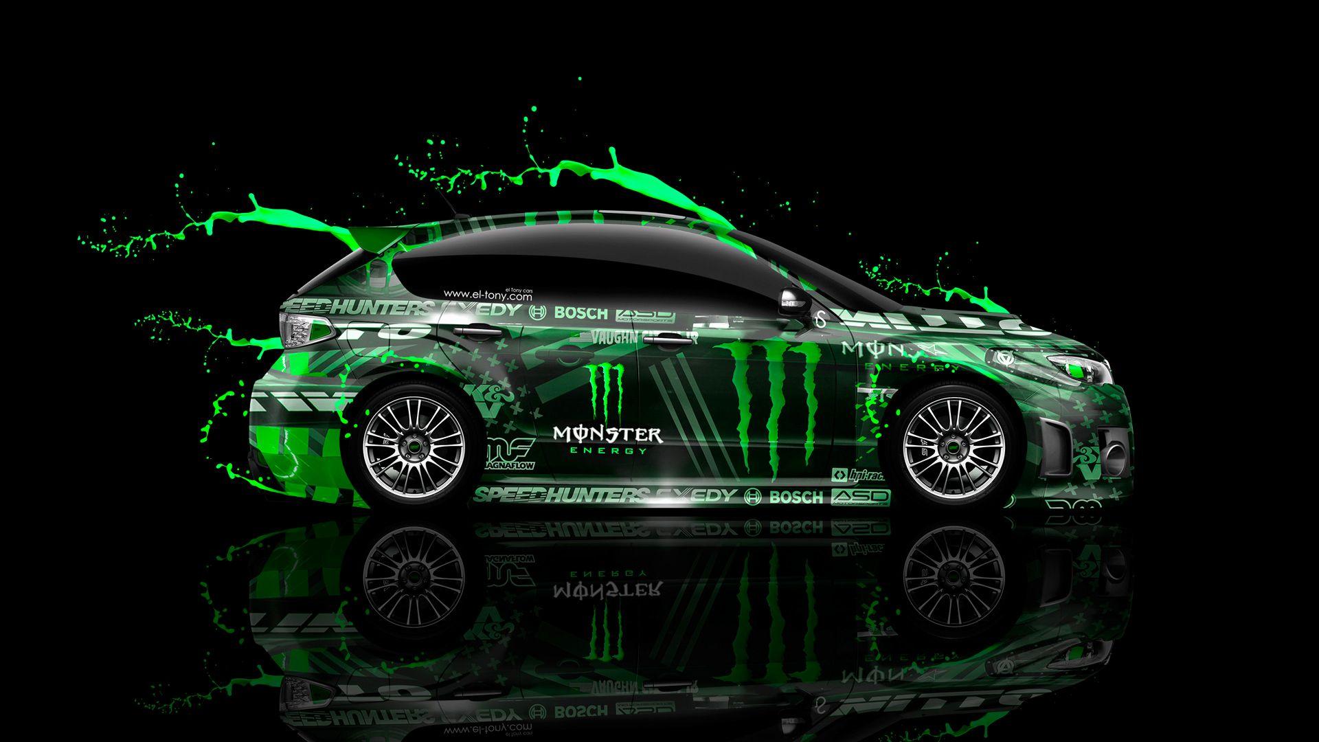 Monster Energy Wallpaper Awesome Monster Energy Subaru Impreza Wrx