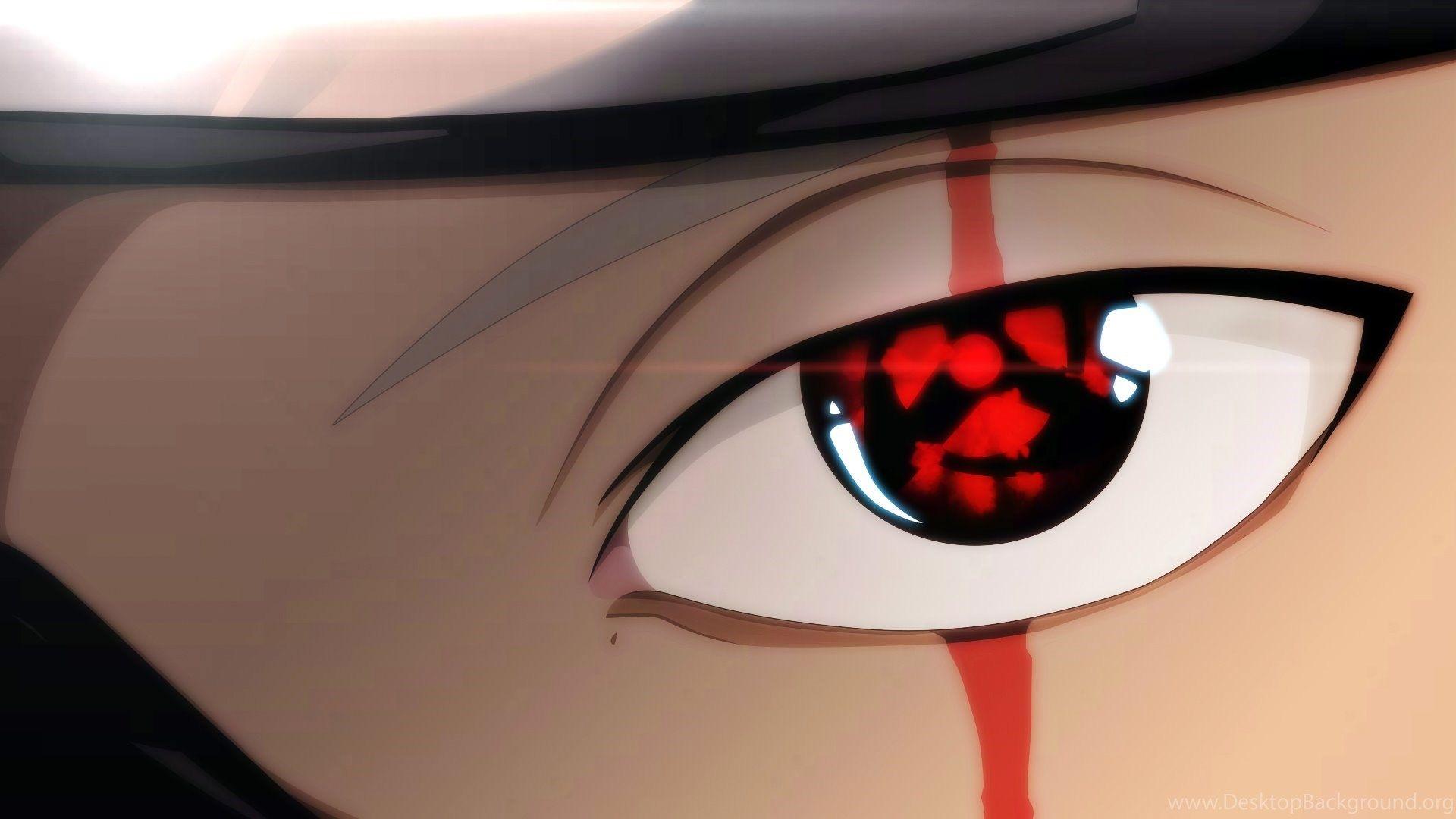 Kakashi Sharingan Eye Wallpaper HD Desktop Background