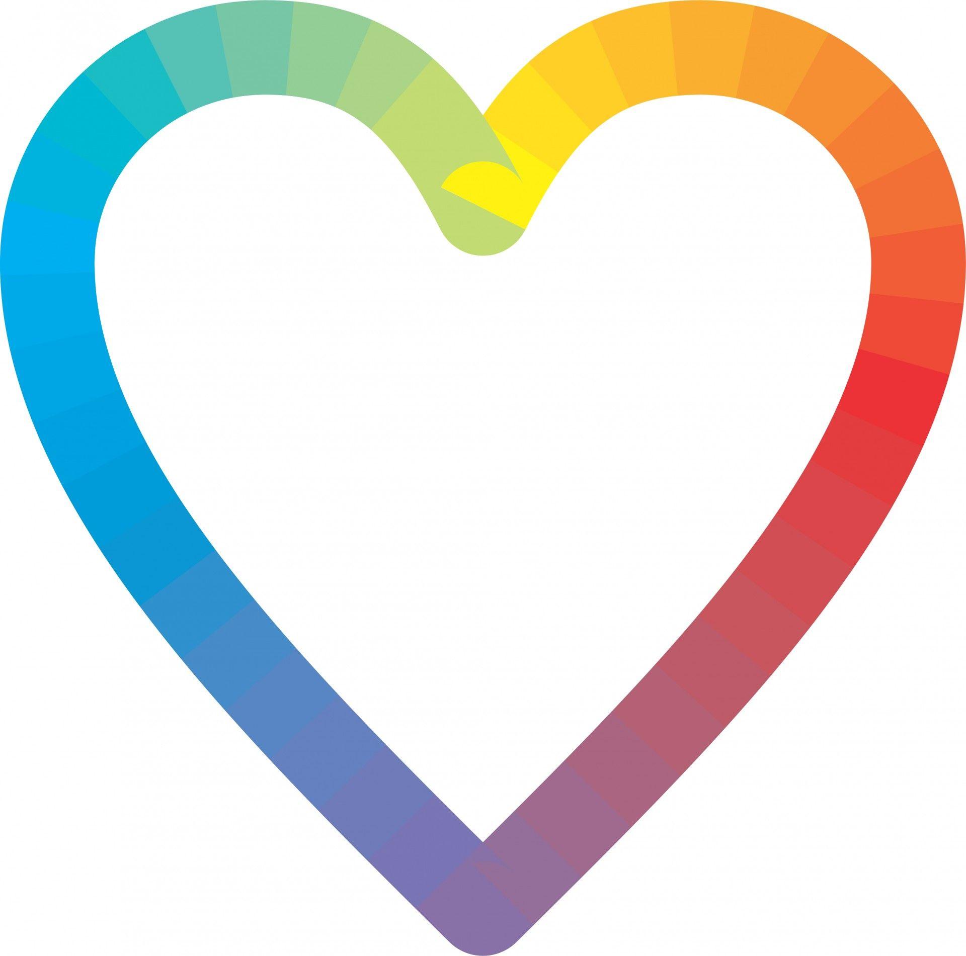 Rainbow Heart Free Domain Picture