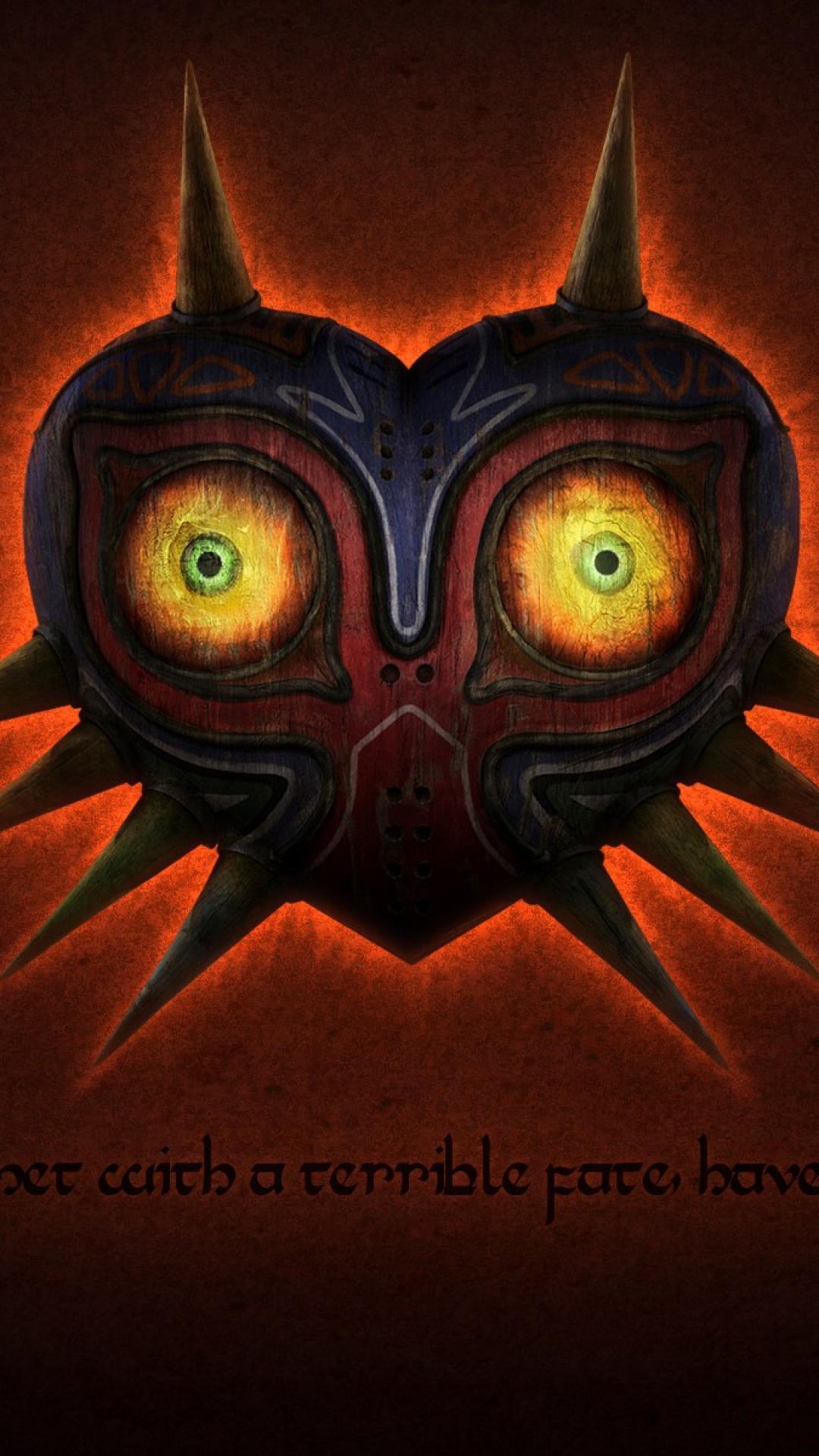 Majoras mask glow skull kid zelda: majora wallpaper
