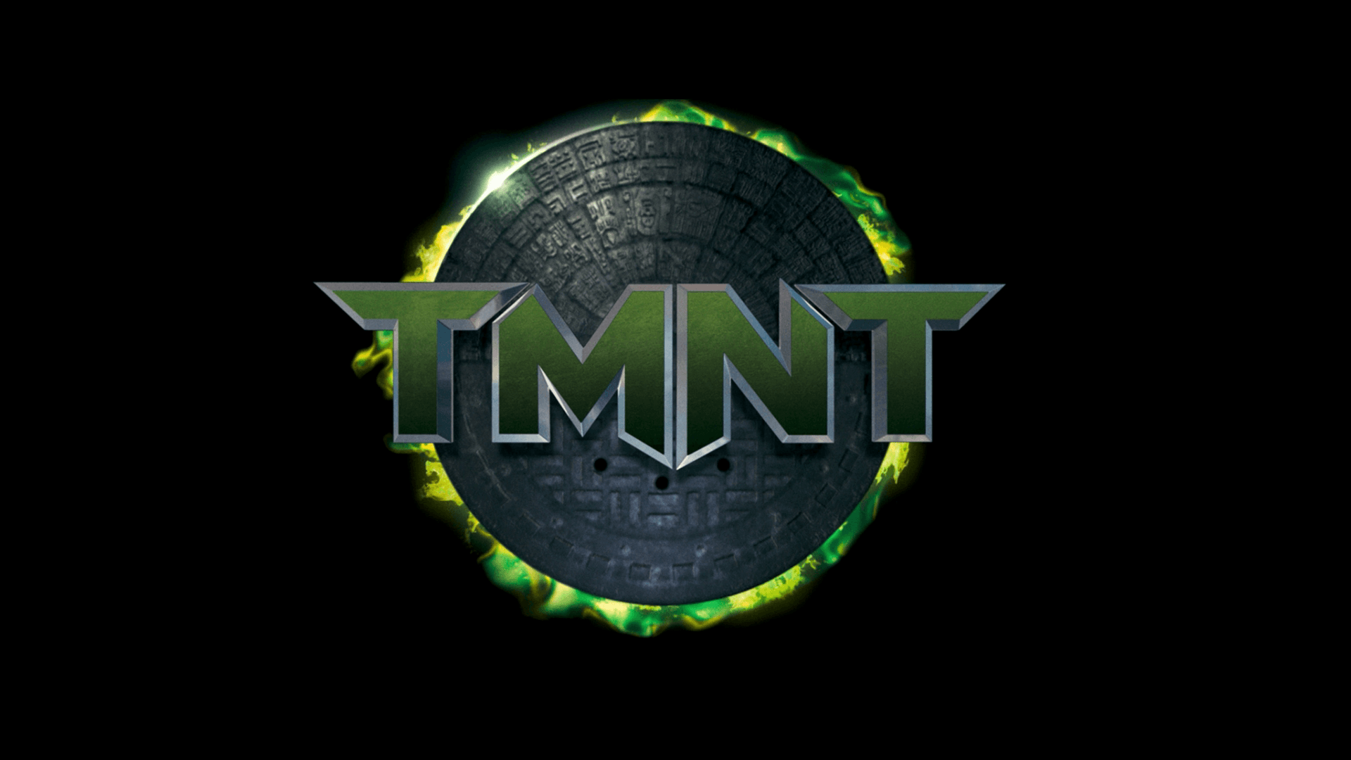 Teenage Mutant Ninja Turtles (TMNT) Logo Cartoon Background