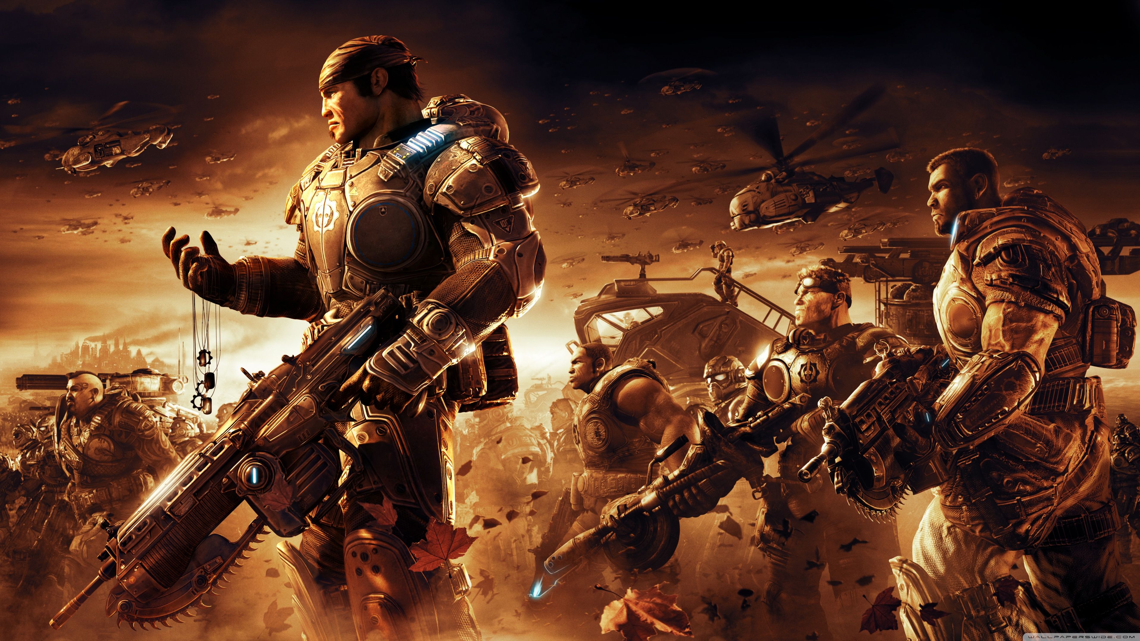 Gears Of War 2 Game Battle ❤ 4K HD Desktop Wallpaper for 4K Ultra