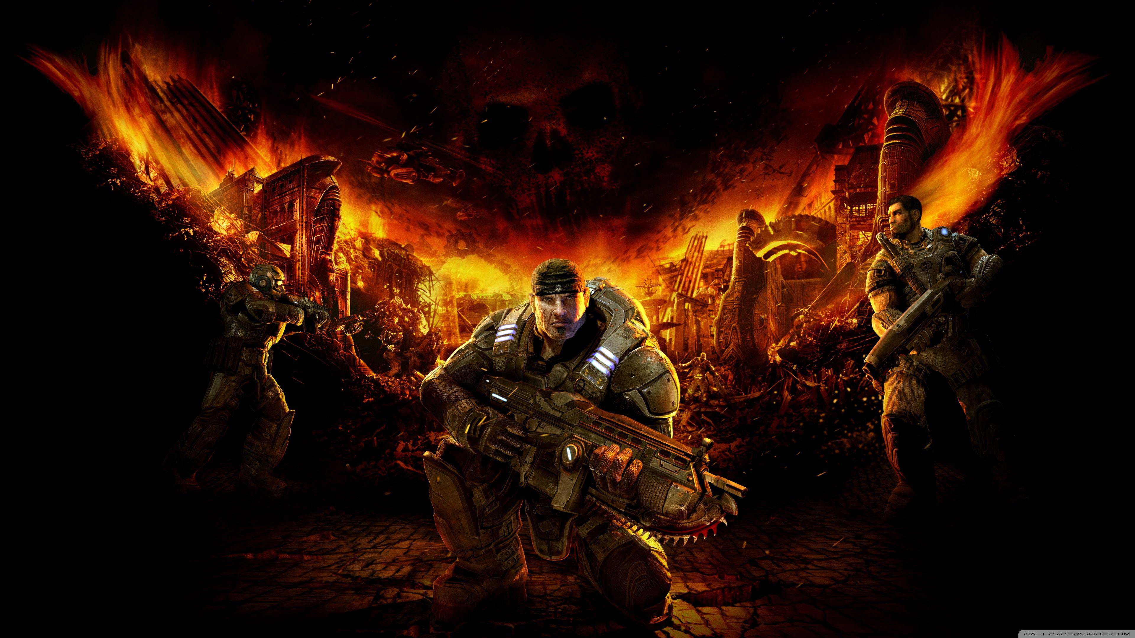 Gears of War video game ❤ 4K HD Desktop Wallpaper for • Wide
