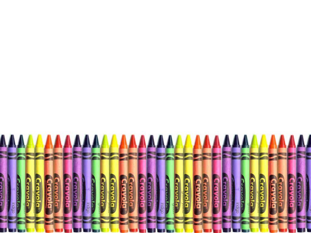 Crayon Background Free Crayon Frame Background For Powerpoint