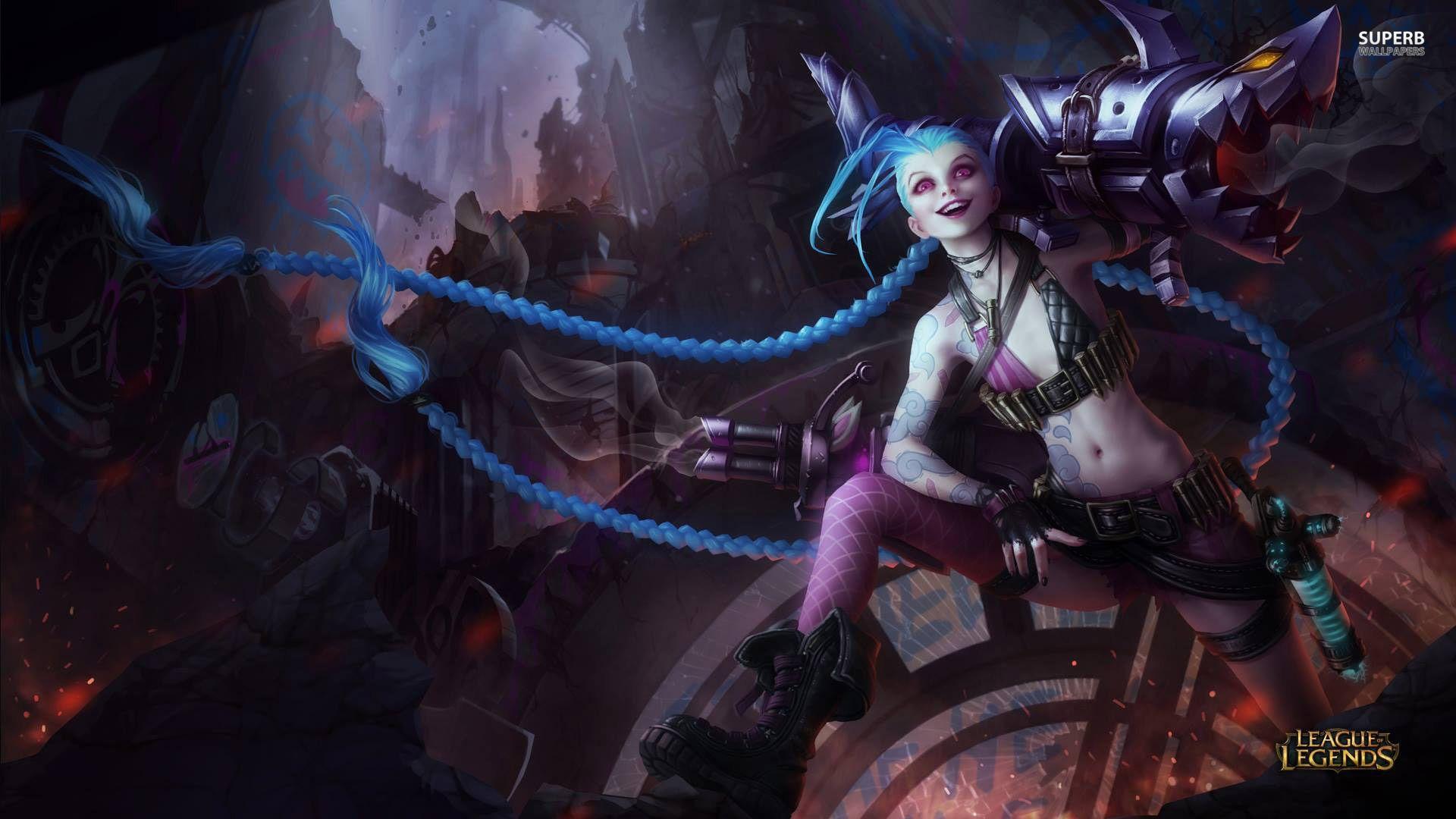 League Of Legends Jinx HD Wallpaper, Background Image