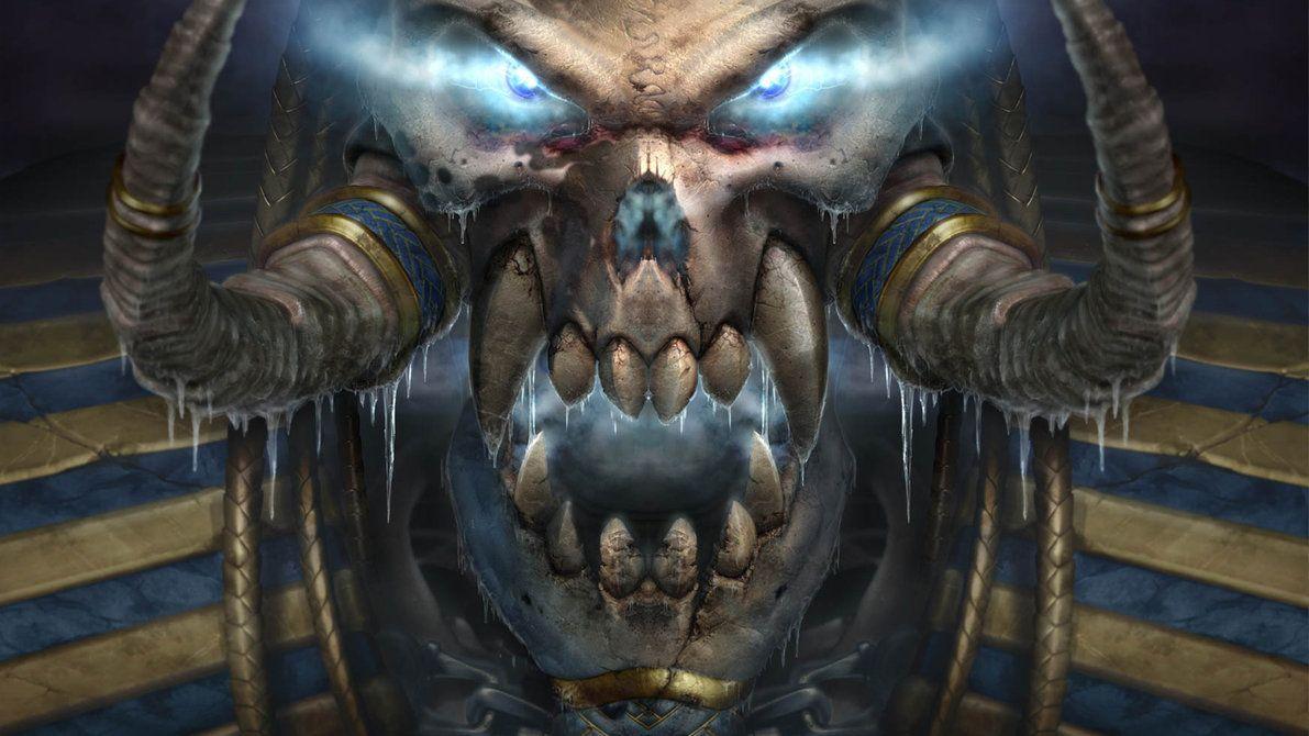 Warcraft3 Undead Skull Wallpaper