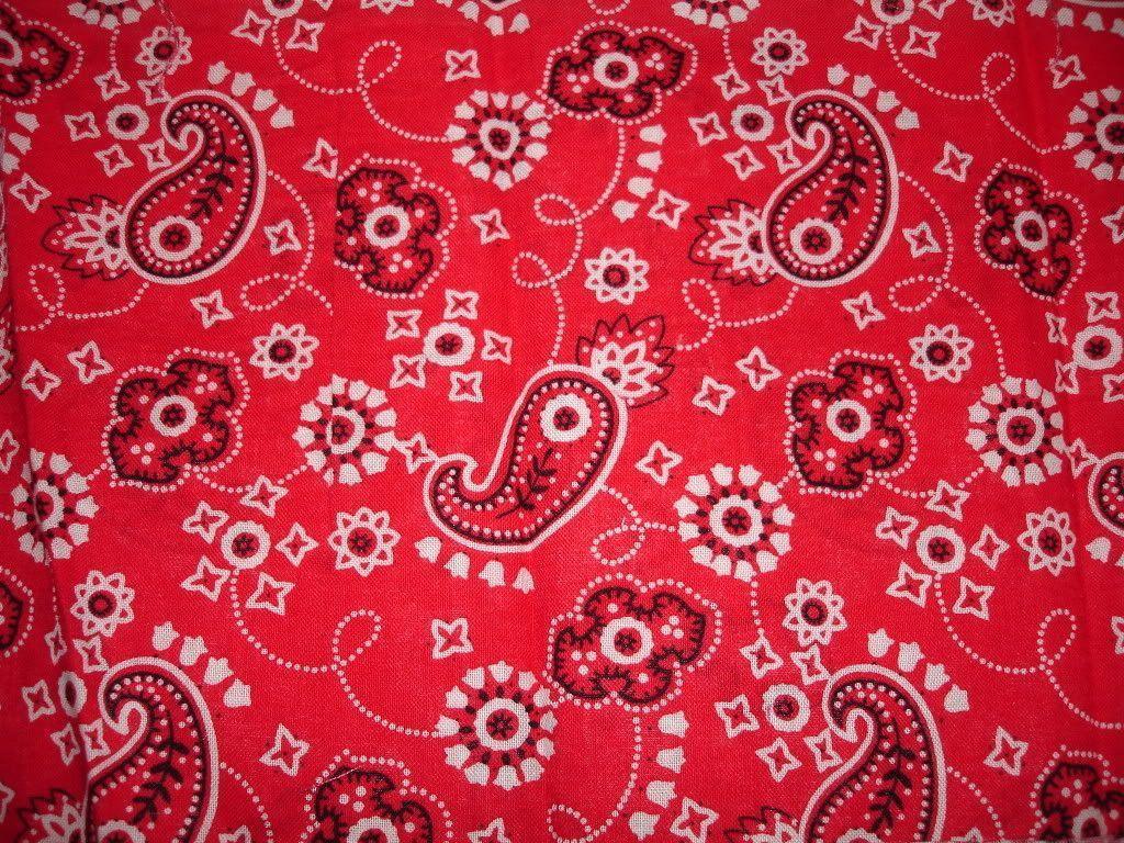 White Red Bandana Wallpaper Motive Ideas Personalized Sample Classic