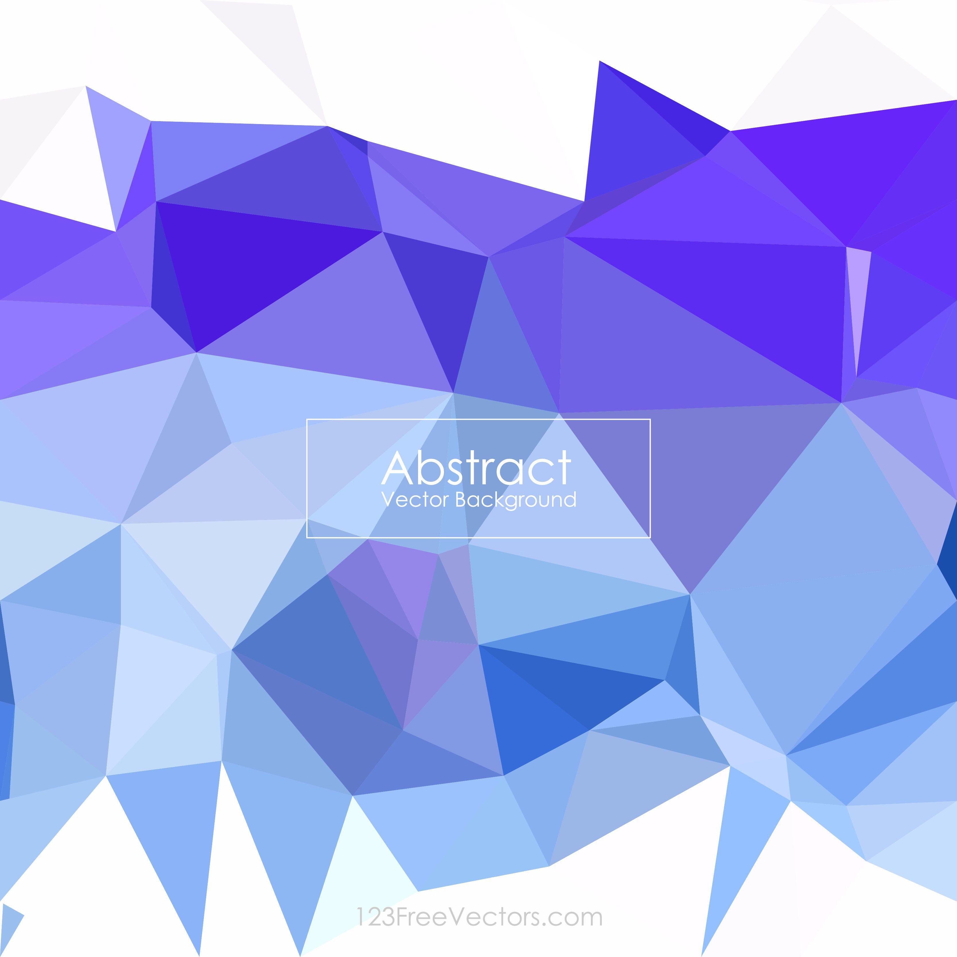 Blue Purple Polygon BackgroundFreevectors