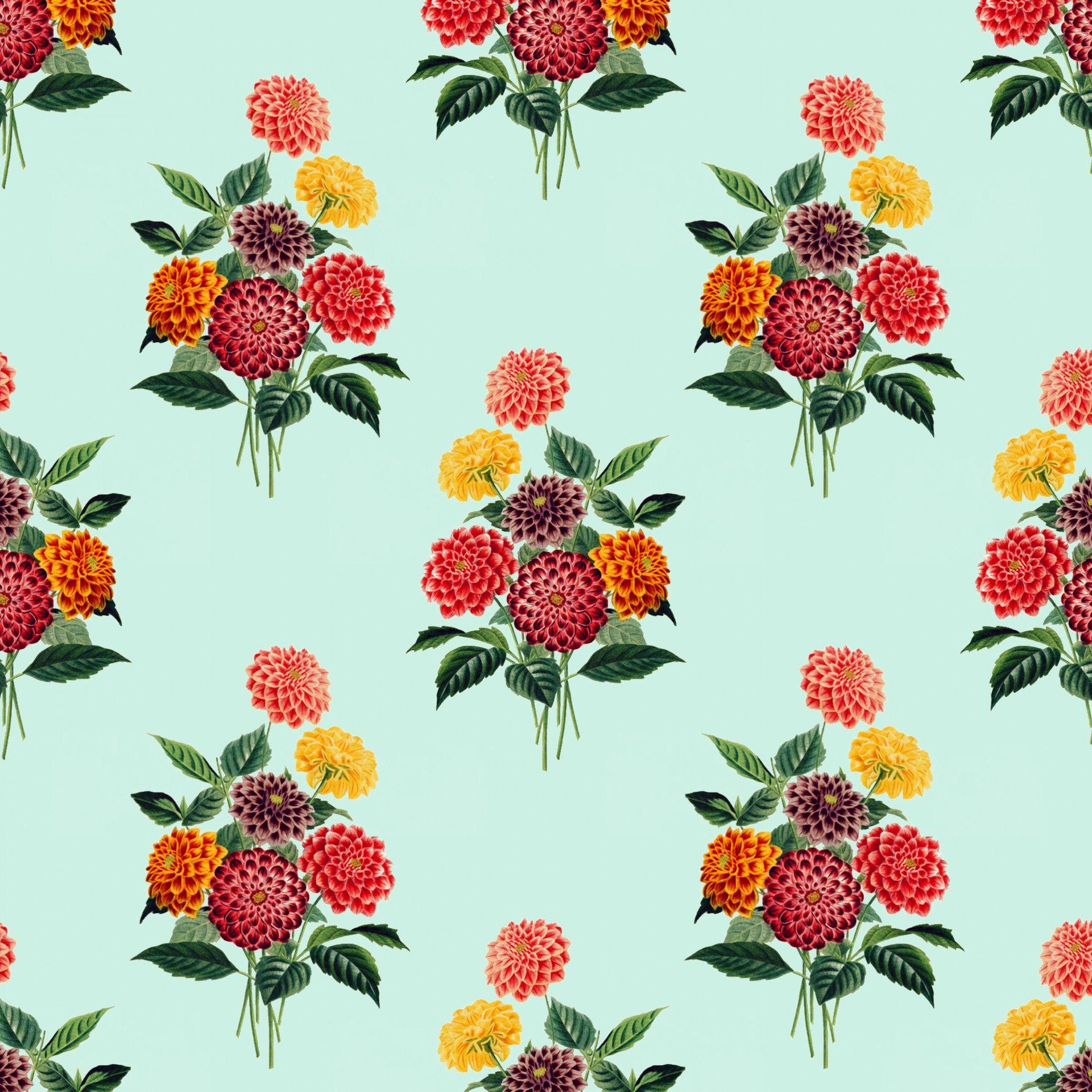 Flowers Vintage Wallpaper Free Domain Picture