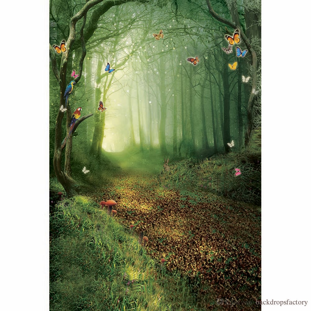 Fairy Tale Forest Photographic Studio Booth Background Trees