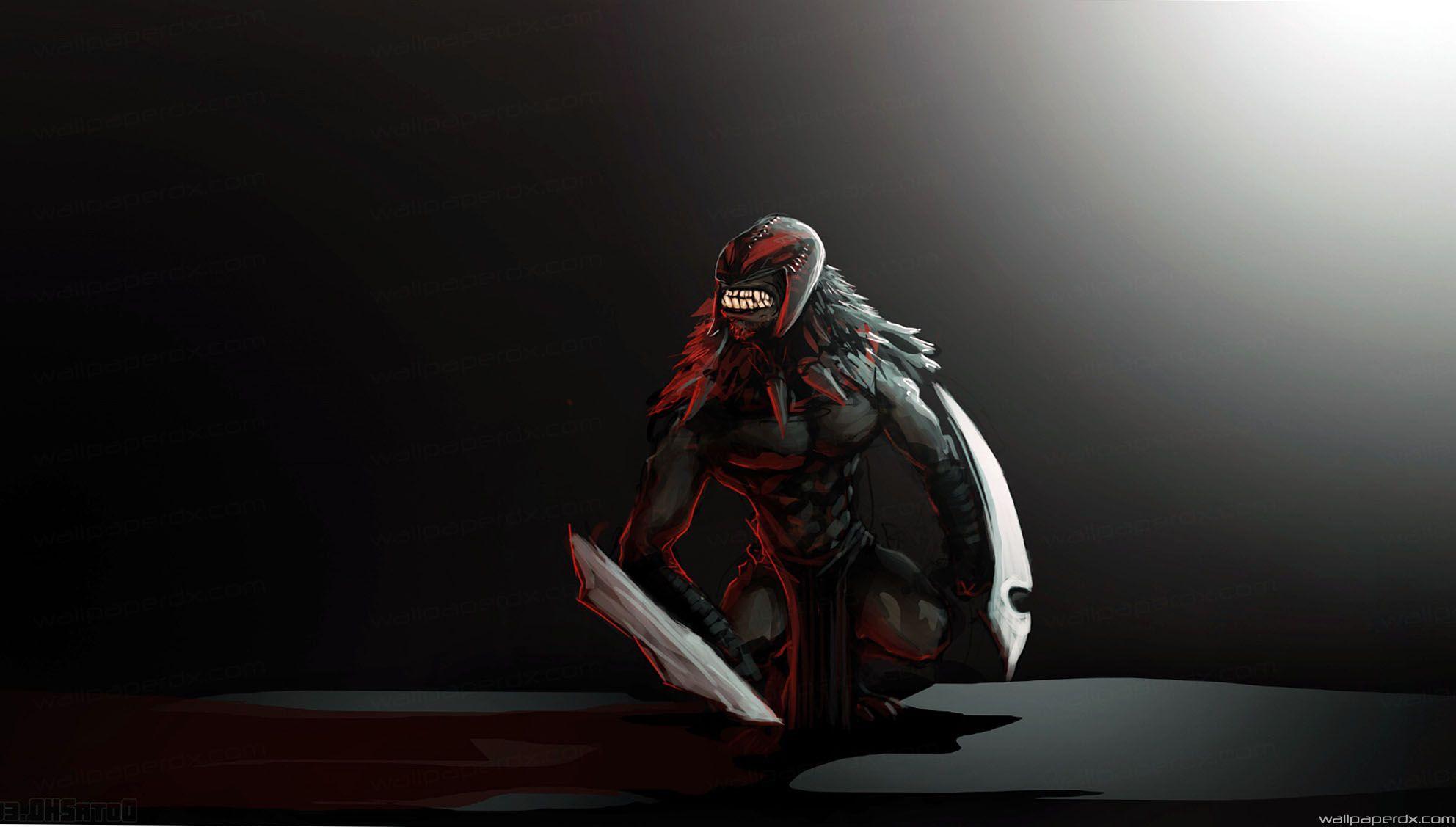 bloodseeker dota 2 abstract full HD wallpaper.com