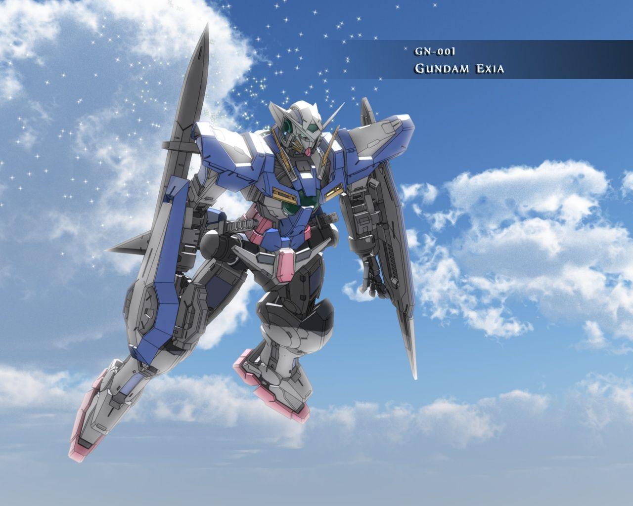 GN 001 Gundam Exia Sky