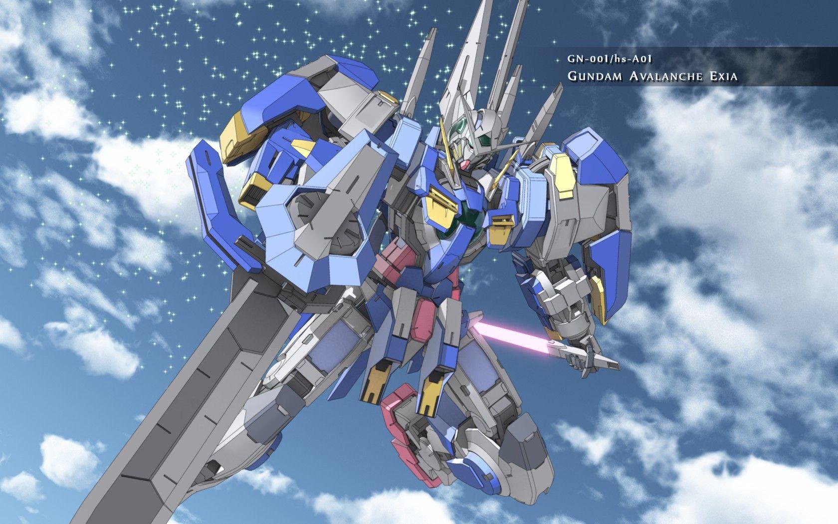 Gundam Avalanche Exia Sky Wallpaper. The Gundam