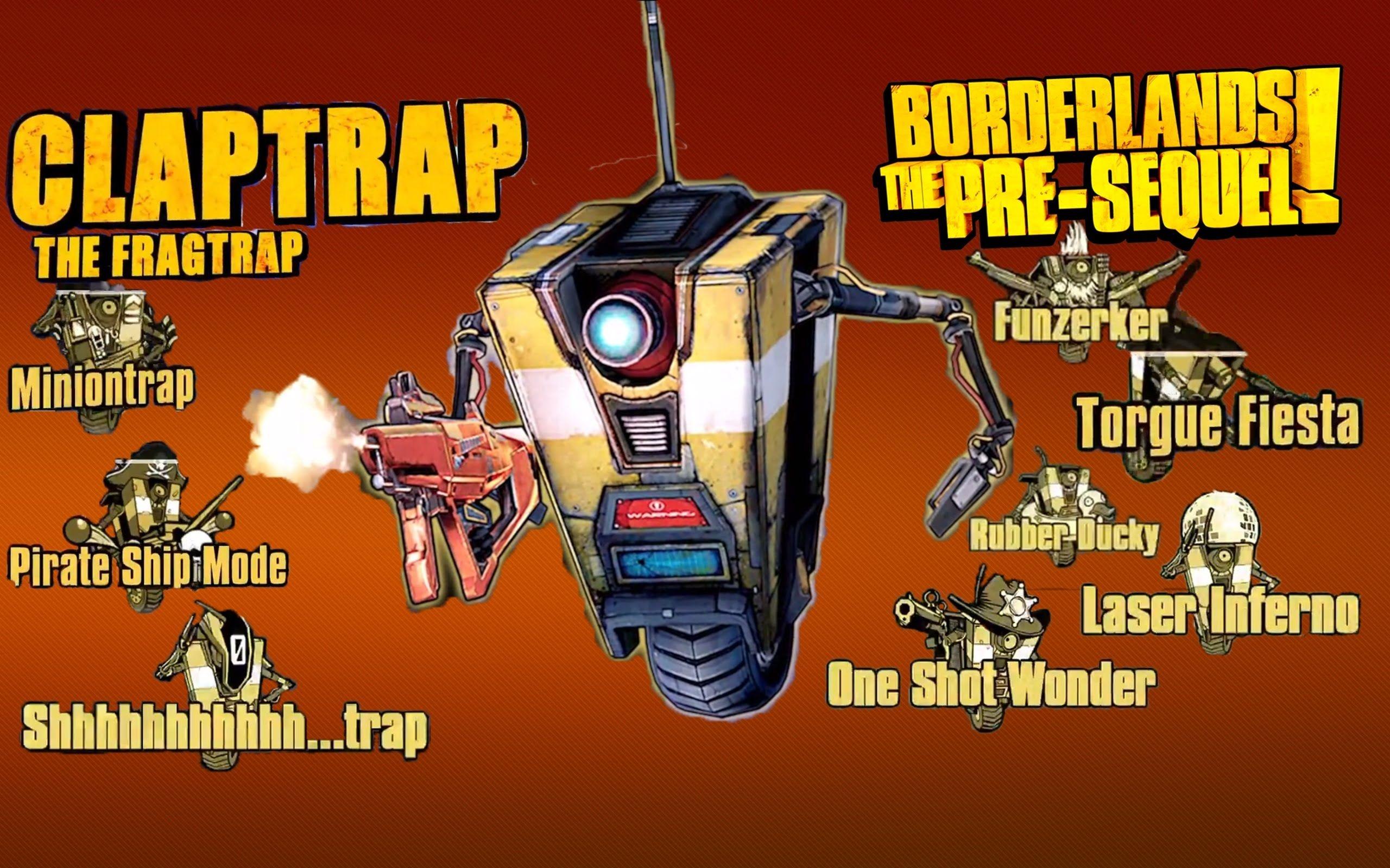 Claptrap Special And His Action Skill Borderlands The Pre Sequel