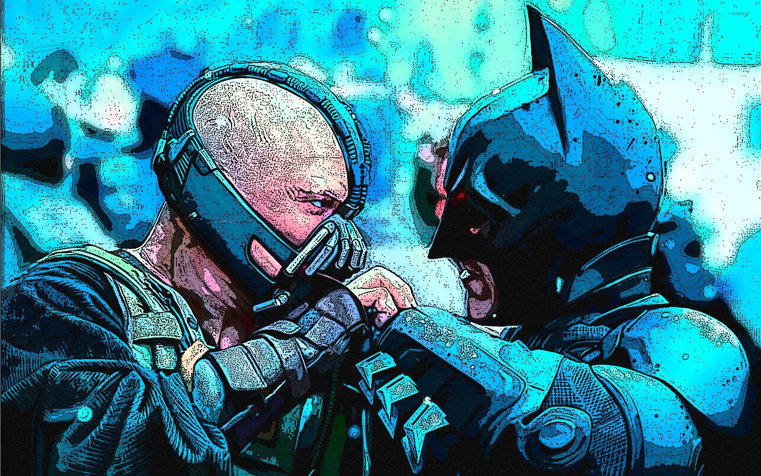 Batman vs Bane Dark Knight Rises wallpaper wallpaper