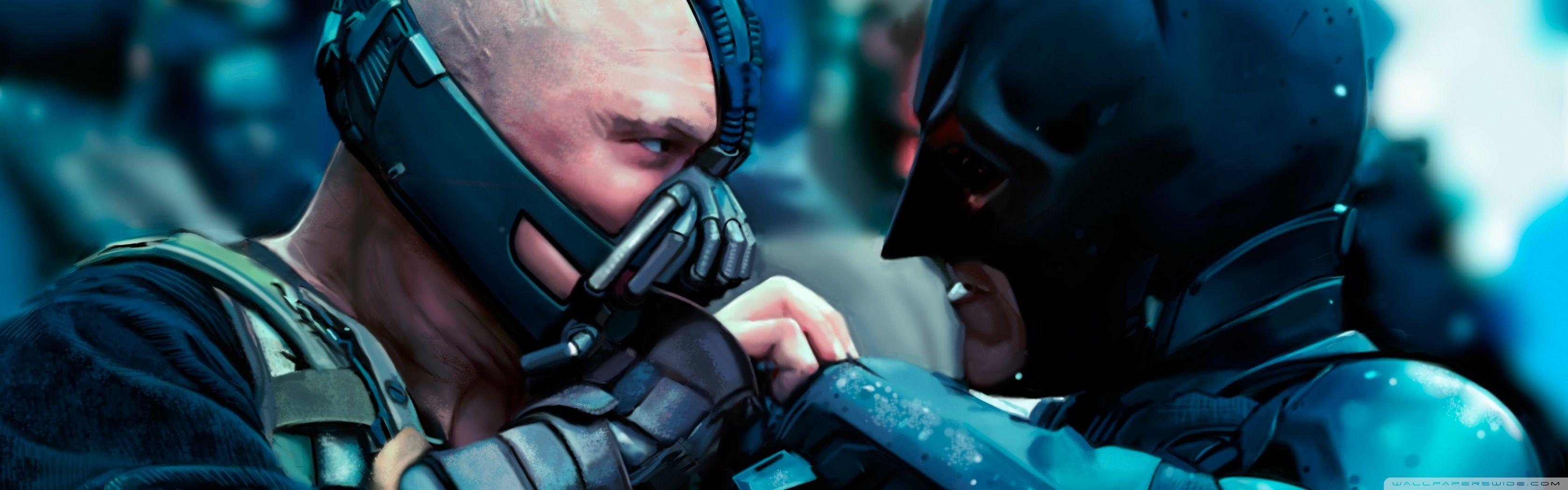 Batman vs Bane ❤ 4K HD Desktop Wallpaper for 4K Ultra HD TV • Dual