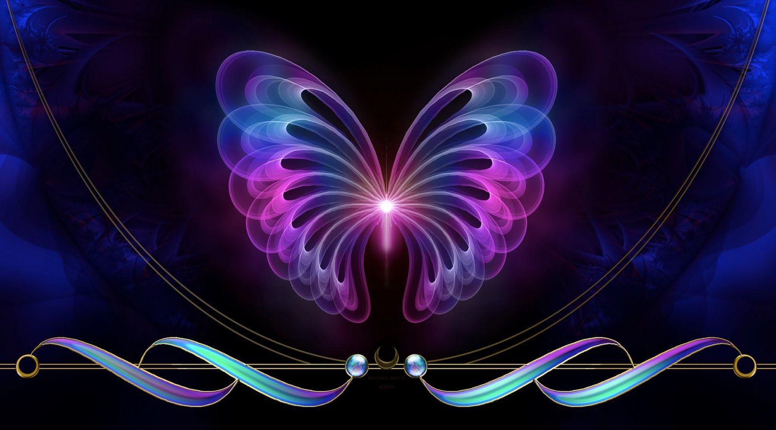 Abstract butterfly desktop background Wallpaper Free Download