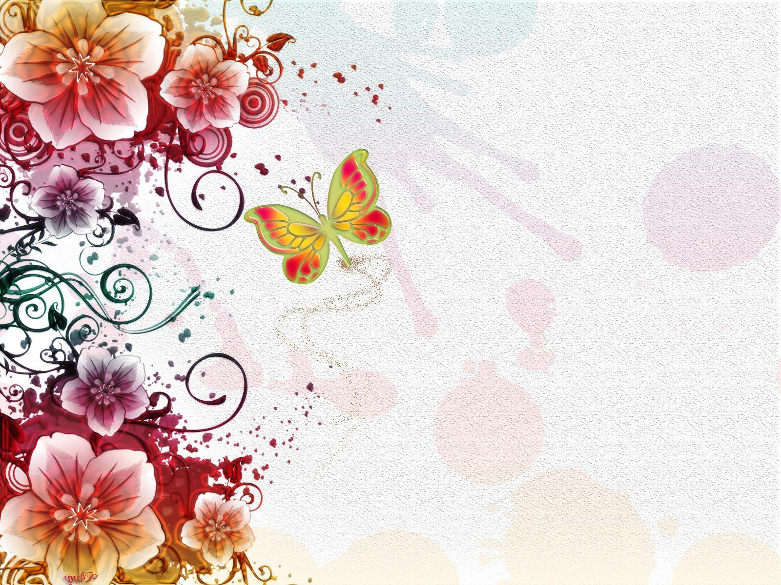Abstract Butterfly Wallpaper