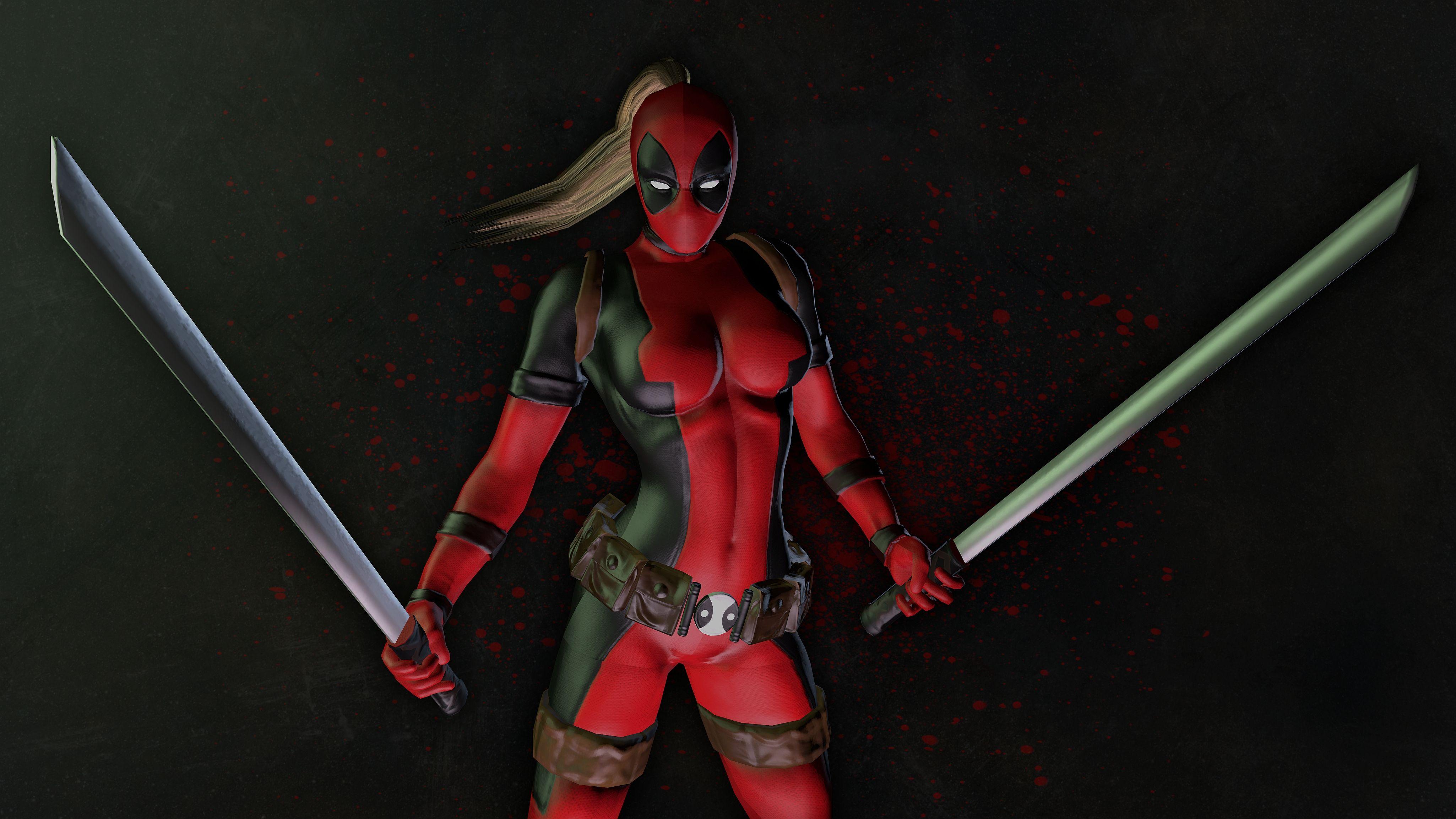 Lady Deadpool 4k Ultra HD Wallpaper and Background Imagex2306