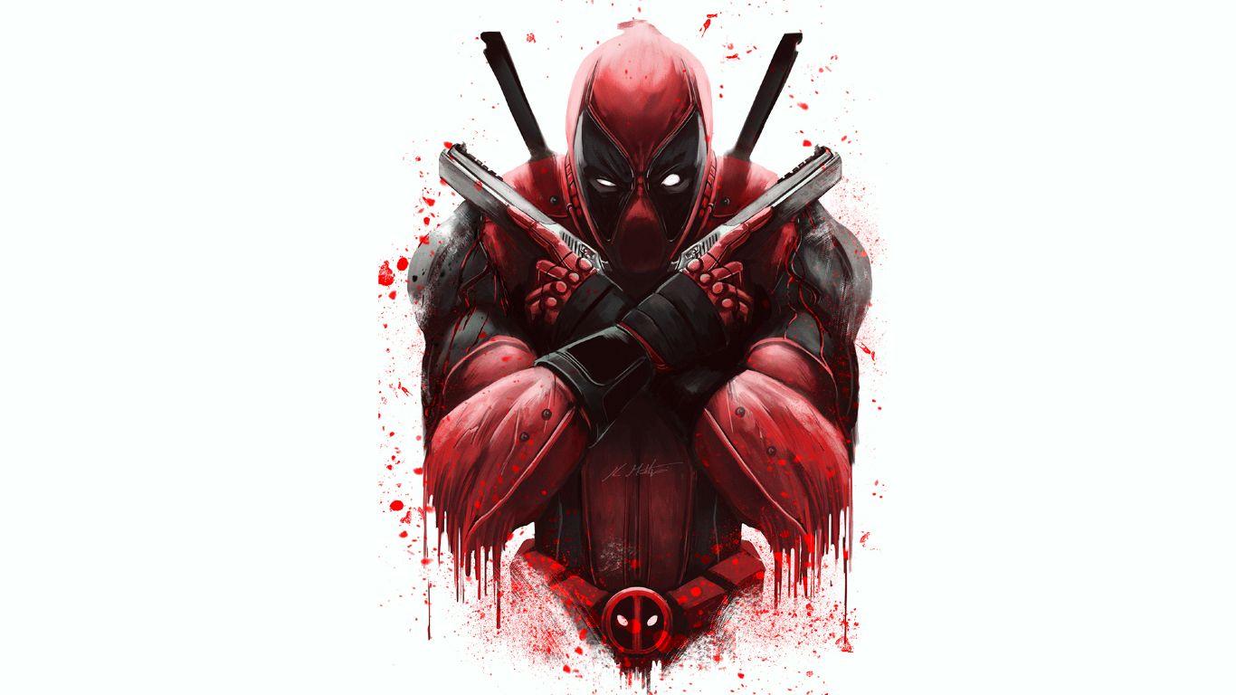 Download Marvel Deadpool Artwork 320x240 Resolution, Full HD Wallpaper